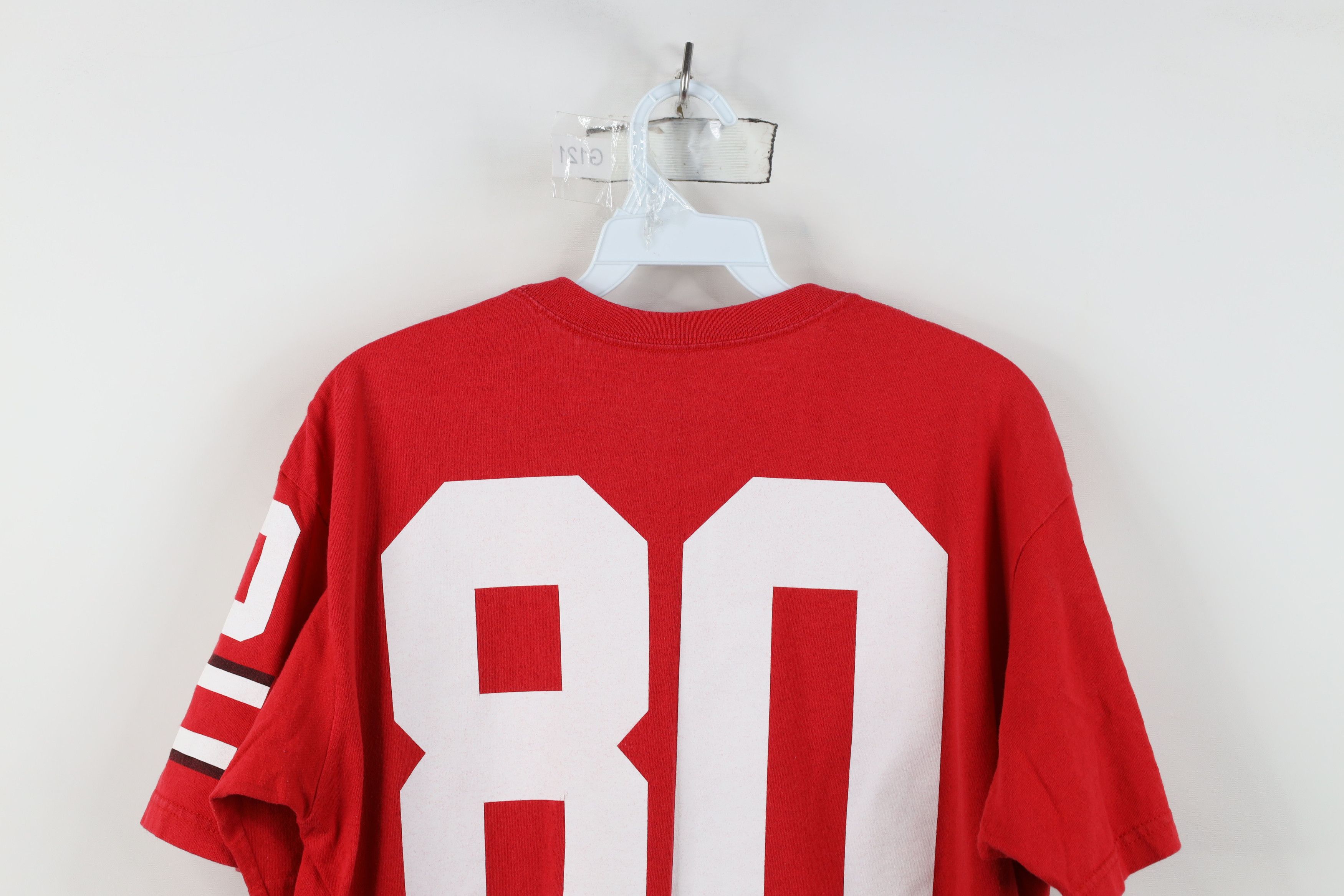 Nike Vintage Nike State University Football Jersey T-Shirt #80 Size US S / EU 44-46 / 1 - 14 Thumbnail