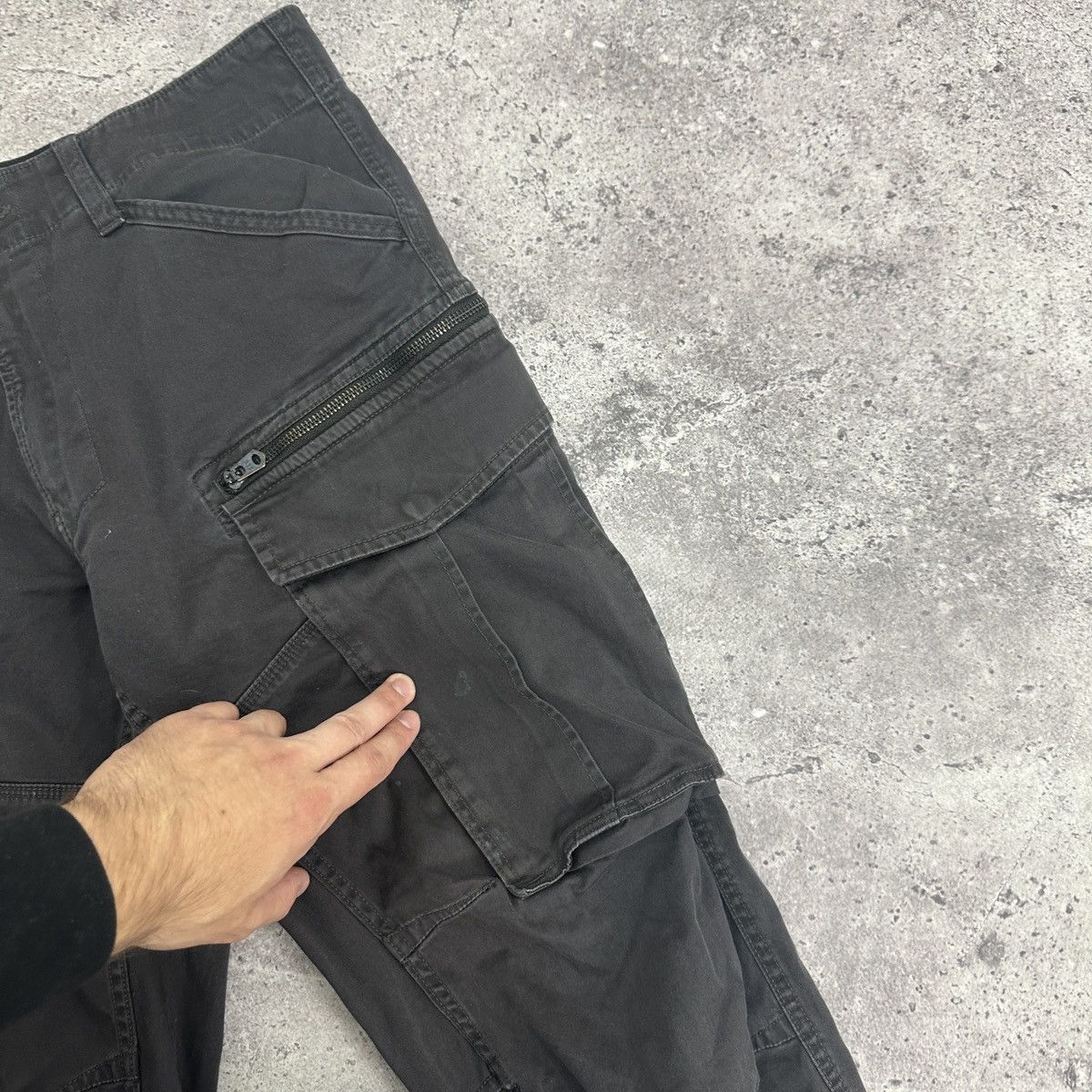 G-Star Vintage 00s GStar Raw washed Cargo pants japanese y2k og Size US 34 / EU 50 - 9 Thumbnail