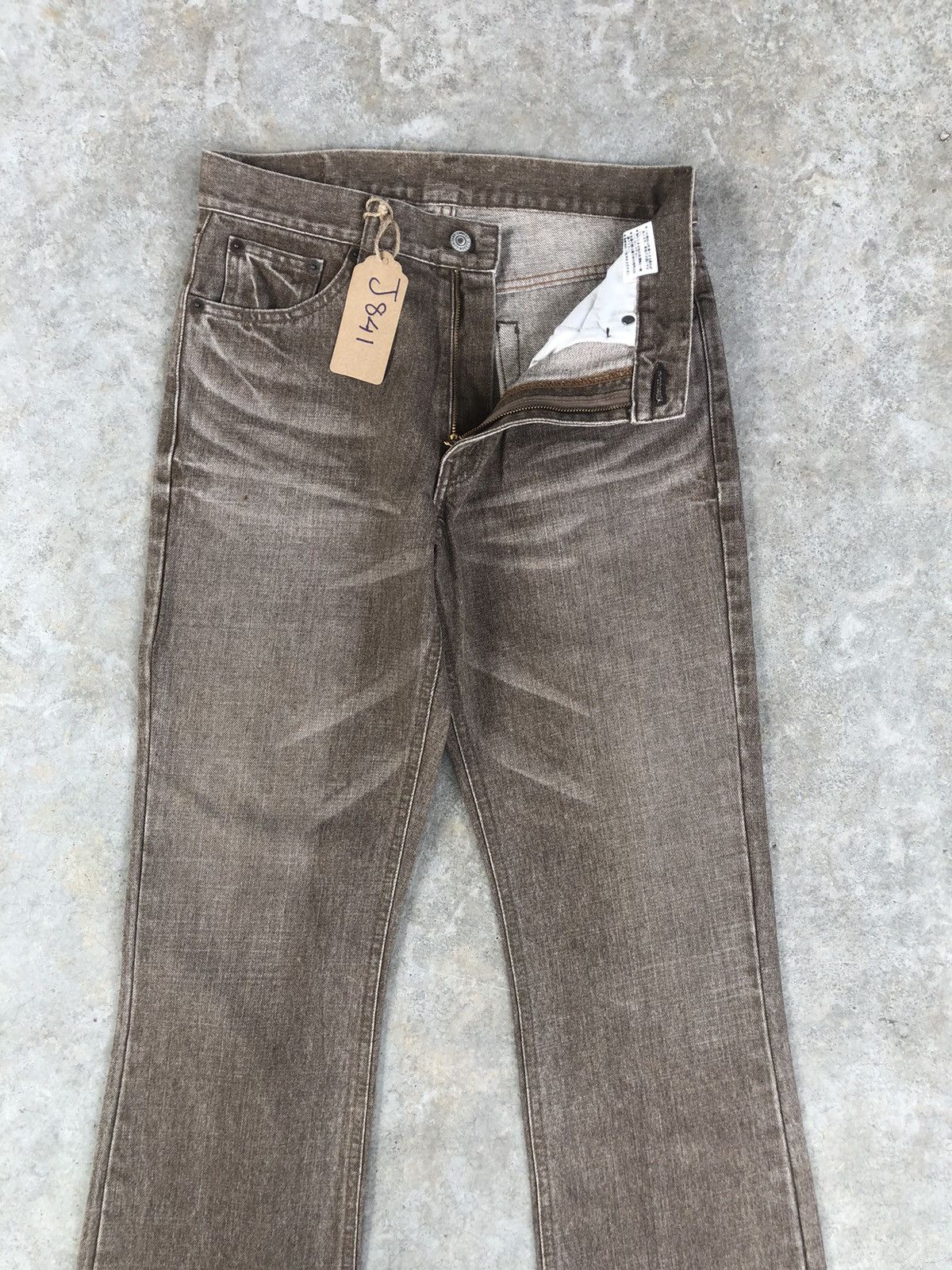 If Six Was Nine Japanese Bobson Flared Jeans Distressed Jeans Size US 29 - 3 Thumbnail
