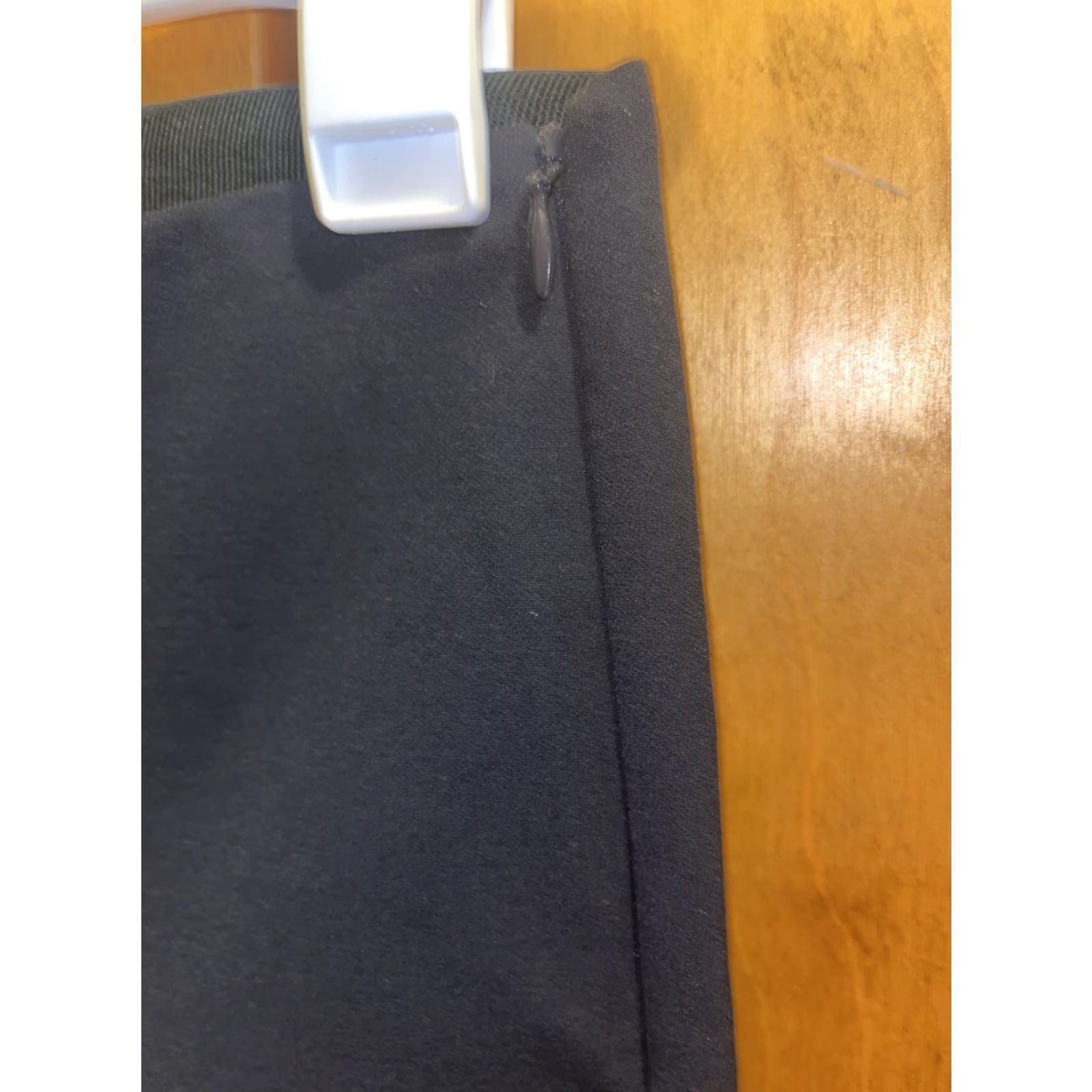Vince Vince Black Stretch Dress Pants Women Small 26" Inseam Cotton Polyamide Blend Mid Rise Solid Retro Size 28" / US 6 / IT 42 - 4 Thumbnail