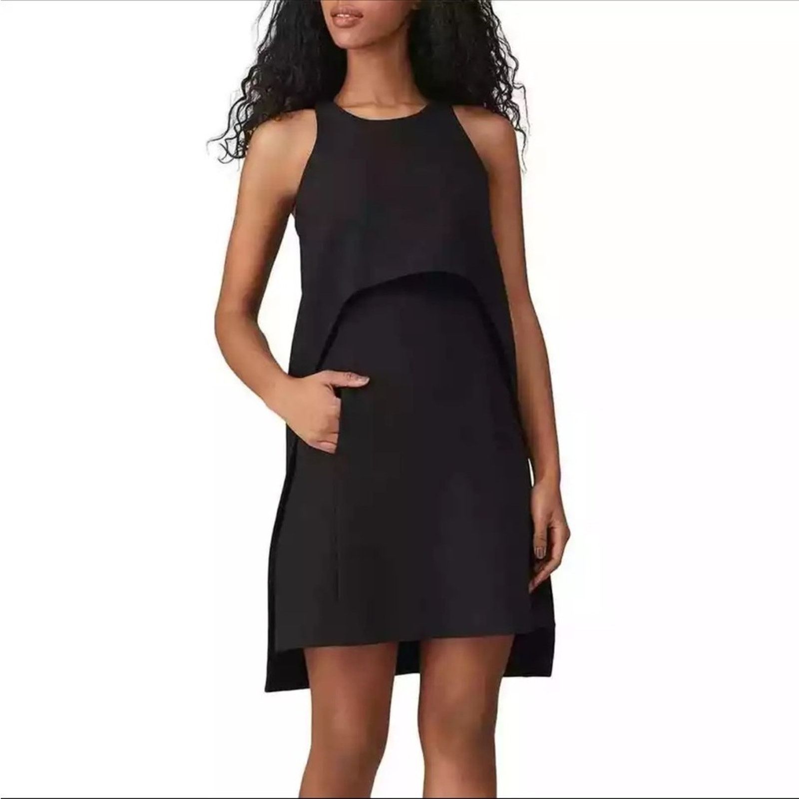 Other KF/ KAUFMANFRANCO Collective Layer Halter Dress Sleeveless Size L / US 10 / IT 46 - 1 Thumbnail