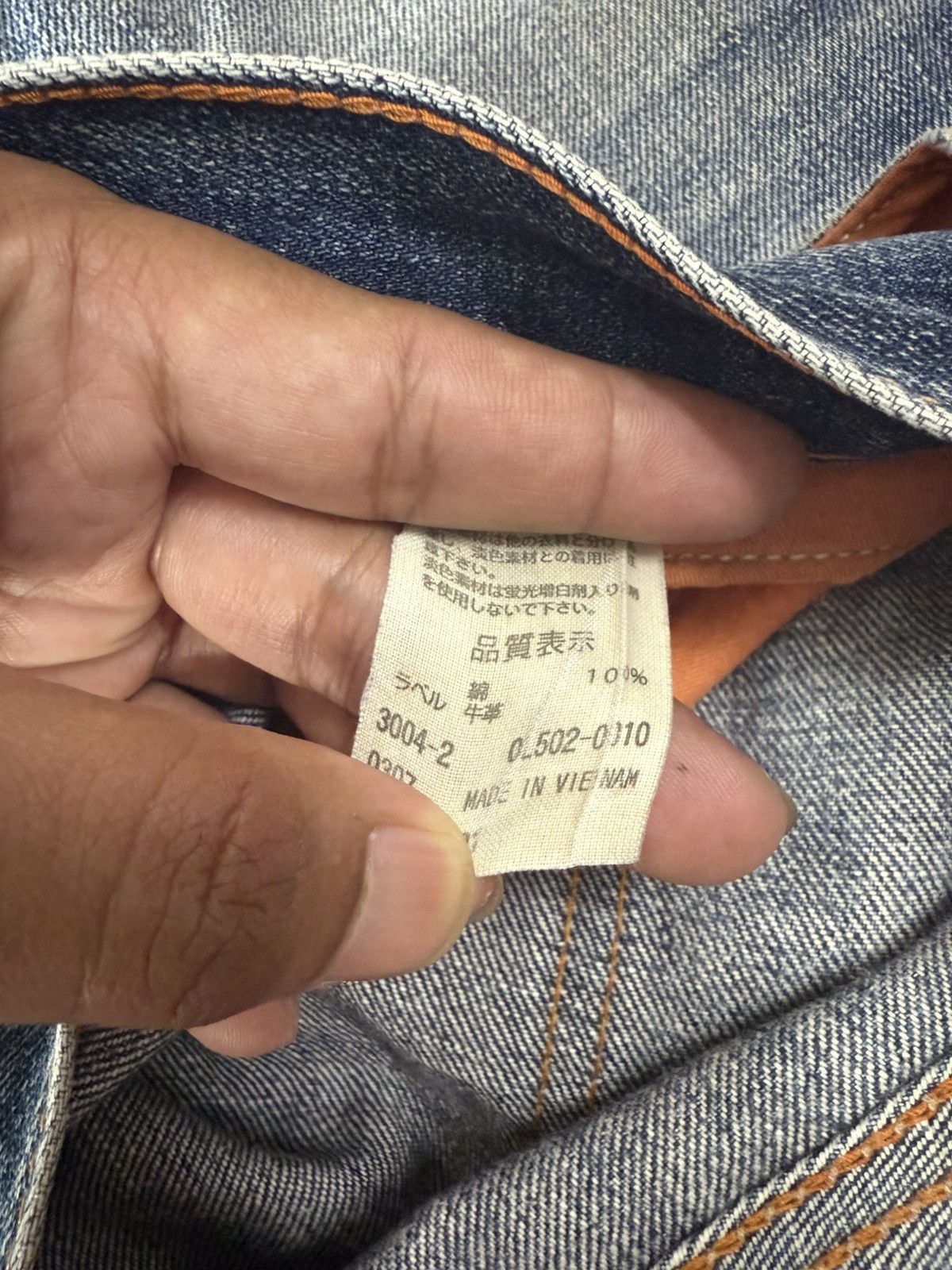 Levi's Vintage Clothing Vintage Levi’s Lot 502 Distressed Nice Design Denim Jeans Size US 32 / EU 48 - 20 Thumbnail