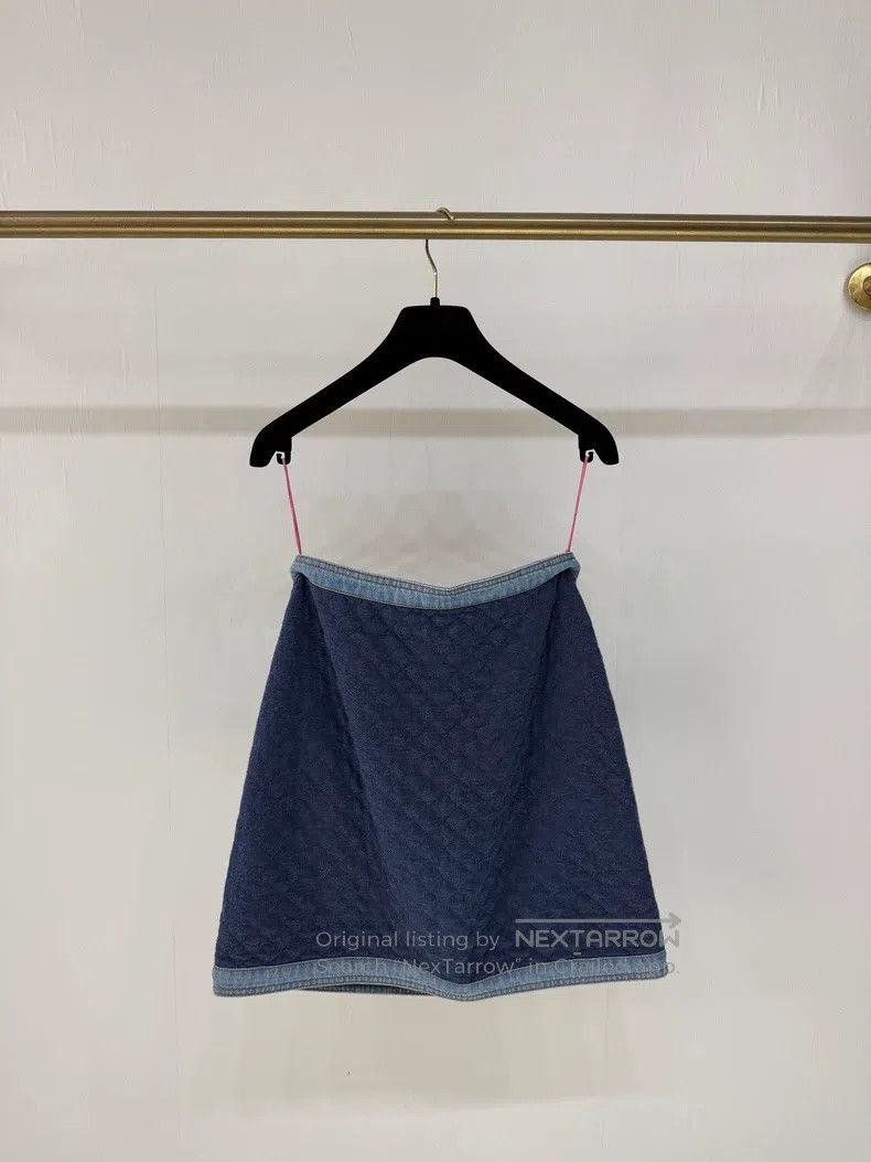 Chanel Chanel 20P two-pocket denim skirt Size 25" / US 0 / IT 36 - 2 Thumbnail