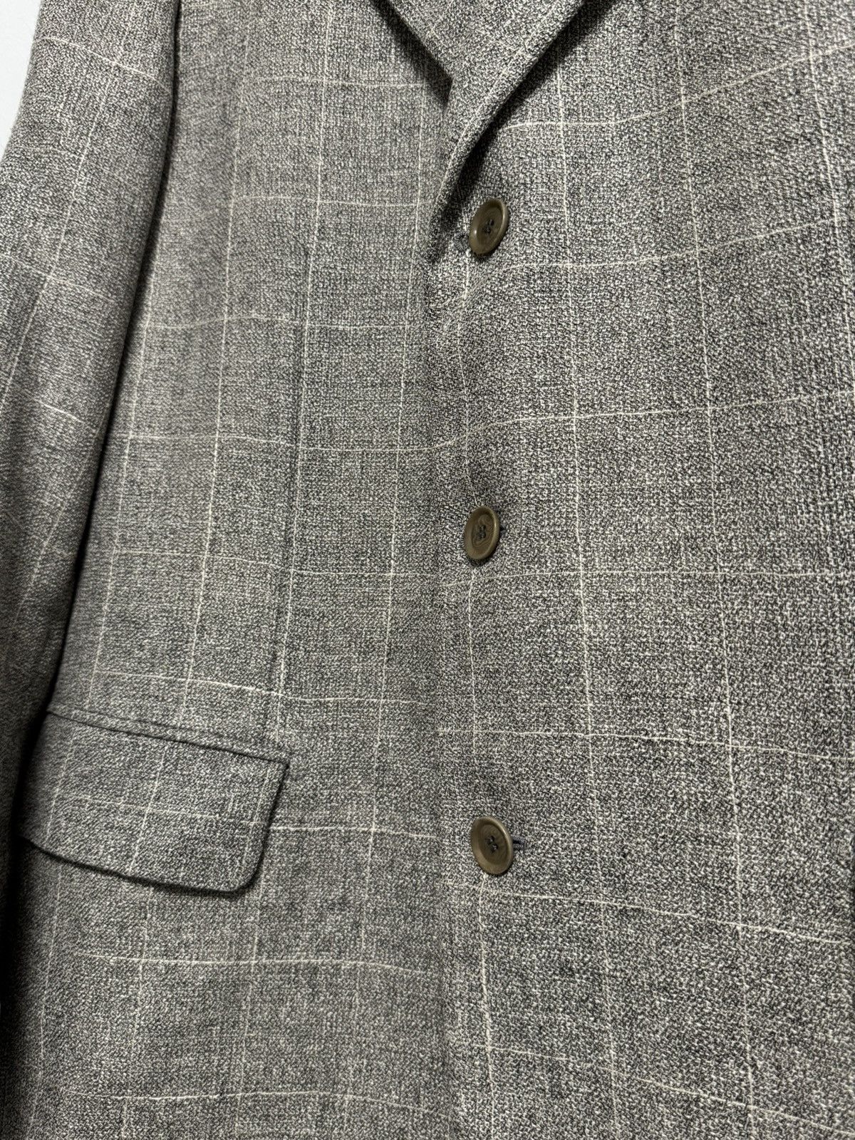 Pal Zileri Pal Zileri Gruppo Forall Blazer Men’s Gray Luxury Size 54L - 9 Thumbnail