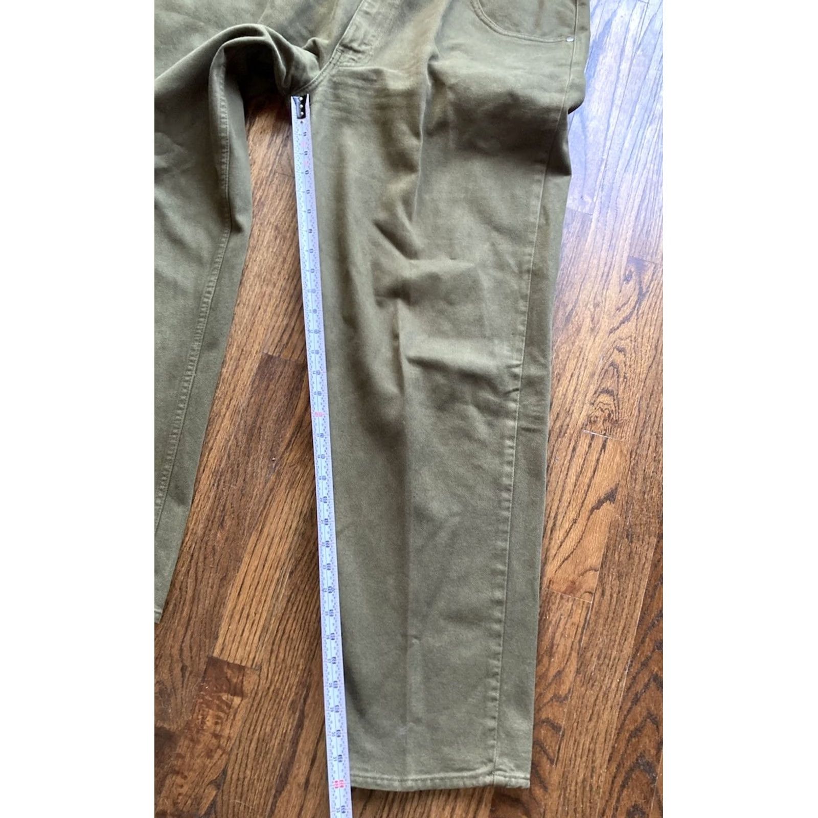Levi's VINTAGE Levi's Silvertab Jeans Baggy Men 36x32 Army Green Denim USA Made 5-Pocket Mens Distressed Spot Size US 36 / EU 52 - 7 Thumbnail