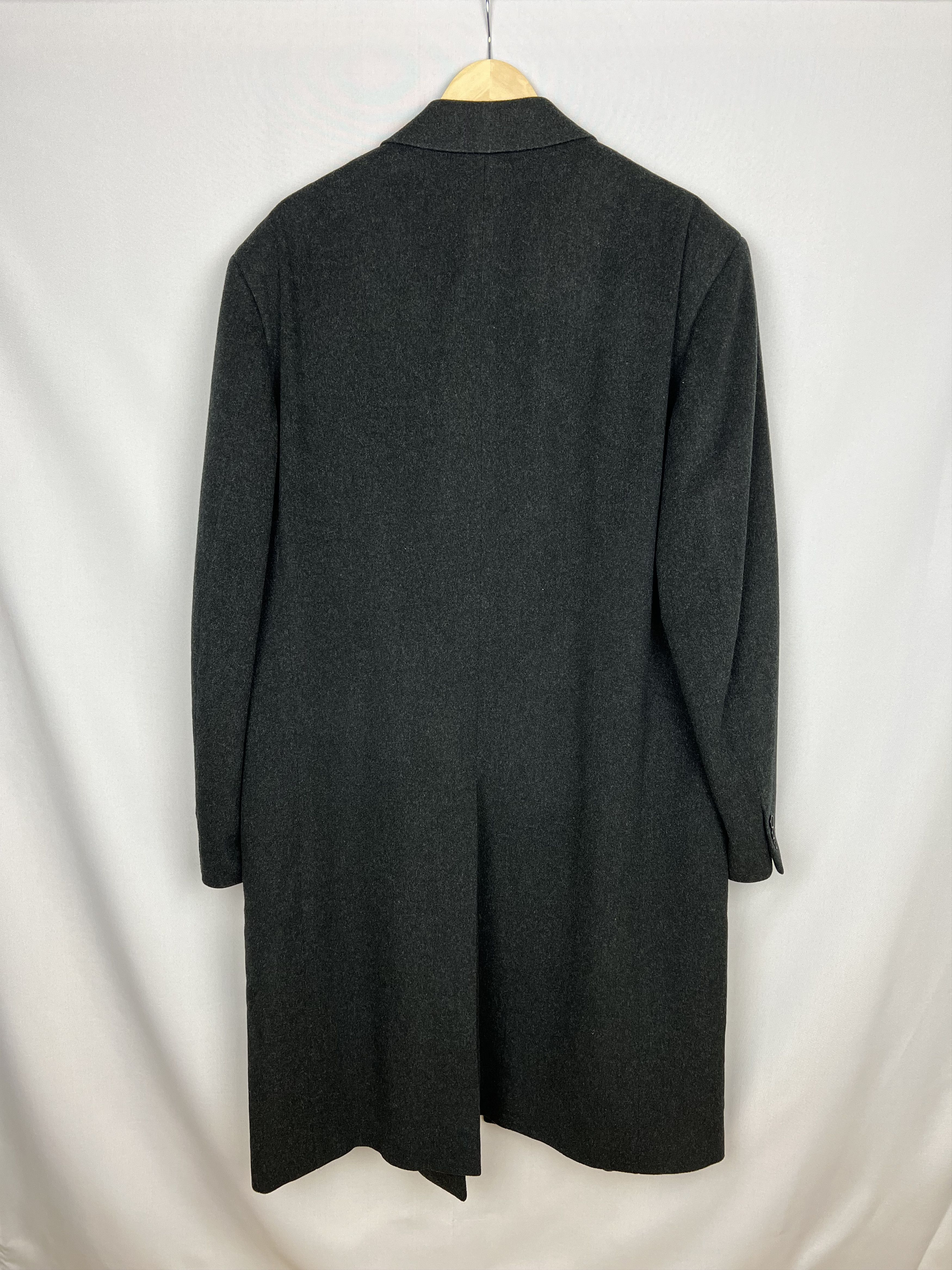 Pal Zileri x Loro Piana Pure Superfine Wool Solid Relaxed Overcoat Size US XL / EU 56 / 4 - 2 Thumbnail