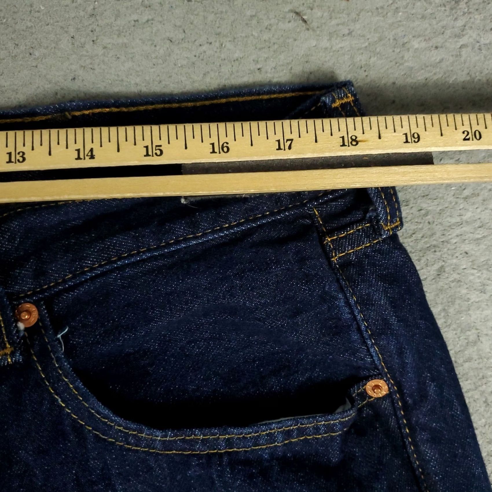 Levi's Levi's 501 Jeans Mens Size 38x30 Blue Button Fly Straight Denim Pants Shirt? Size US 38 / EU 54 - 3 Thumbnail