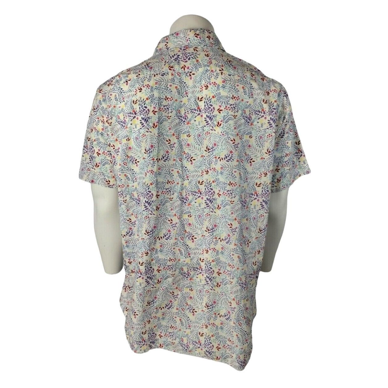 Cremieux Daniel Cremieux Colorful Mens Button Down Short Sleeve Shirt Size US XL / EU 56 / 4 - 3 Thumbnail