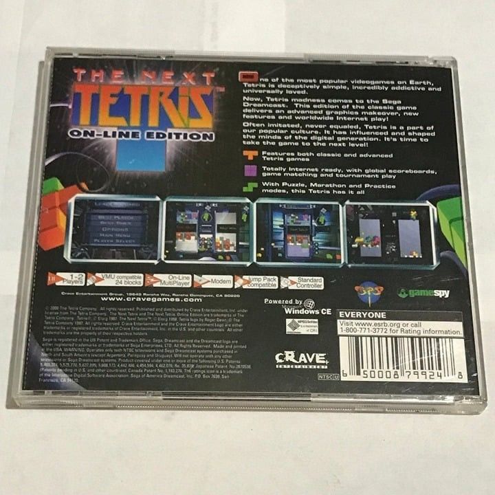 Other The Next Tetris On-Line Edition for Sega Dreamcast CIB Compl Size ONE SIZE - 2 Thumbnail