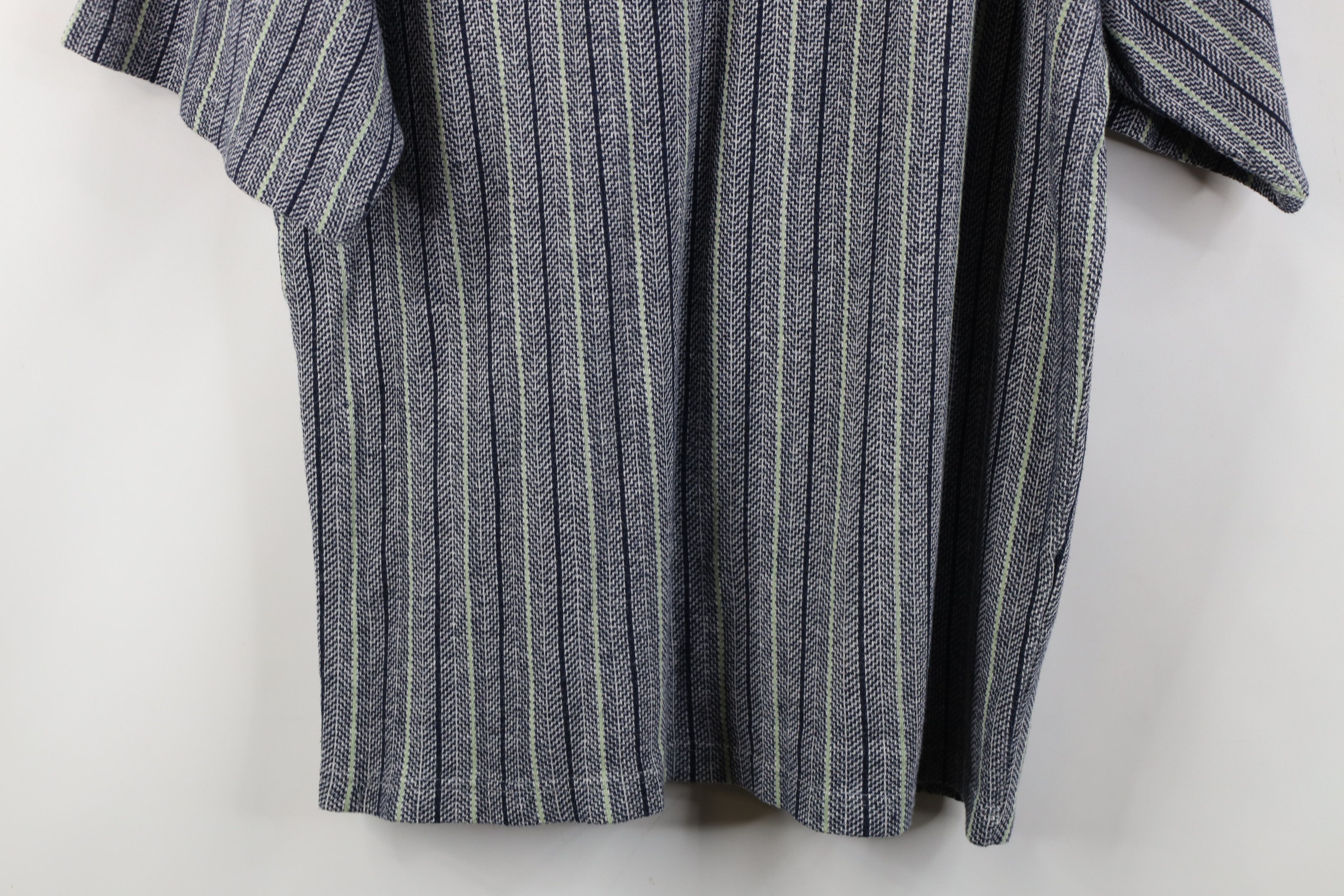 Vintage Vintage 90s Streetwear Herringbone Knit Golf Polo Shirt Size US M / EU 48-50 / 2 - 12 Thumbnail