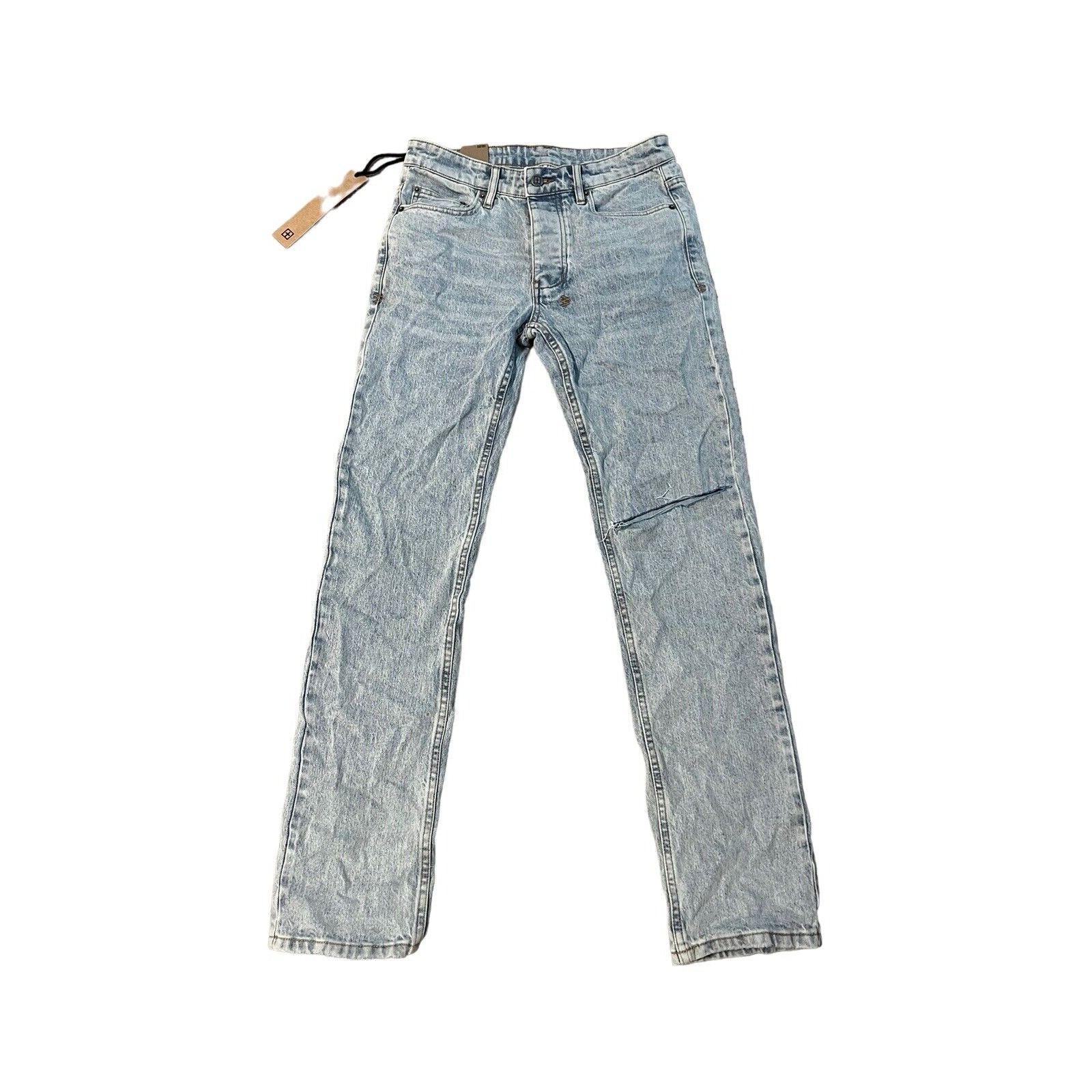 Ksubi Ksubi Jeans Mens Hazlow Straight Fit Blue Size 30/32 Size US 30 / EU 46 - 1 Thumbnail
