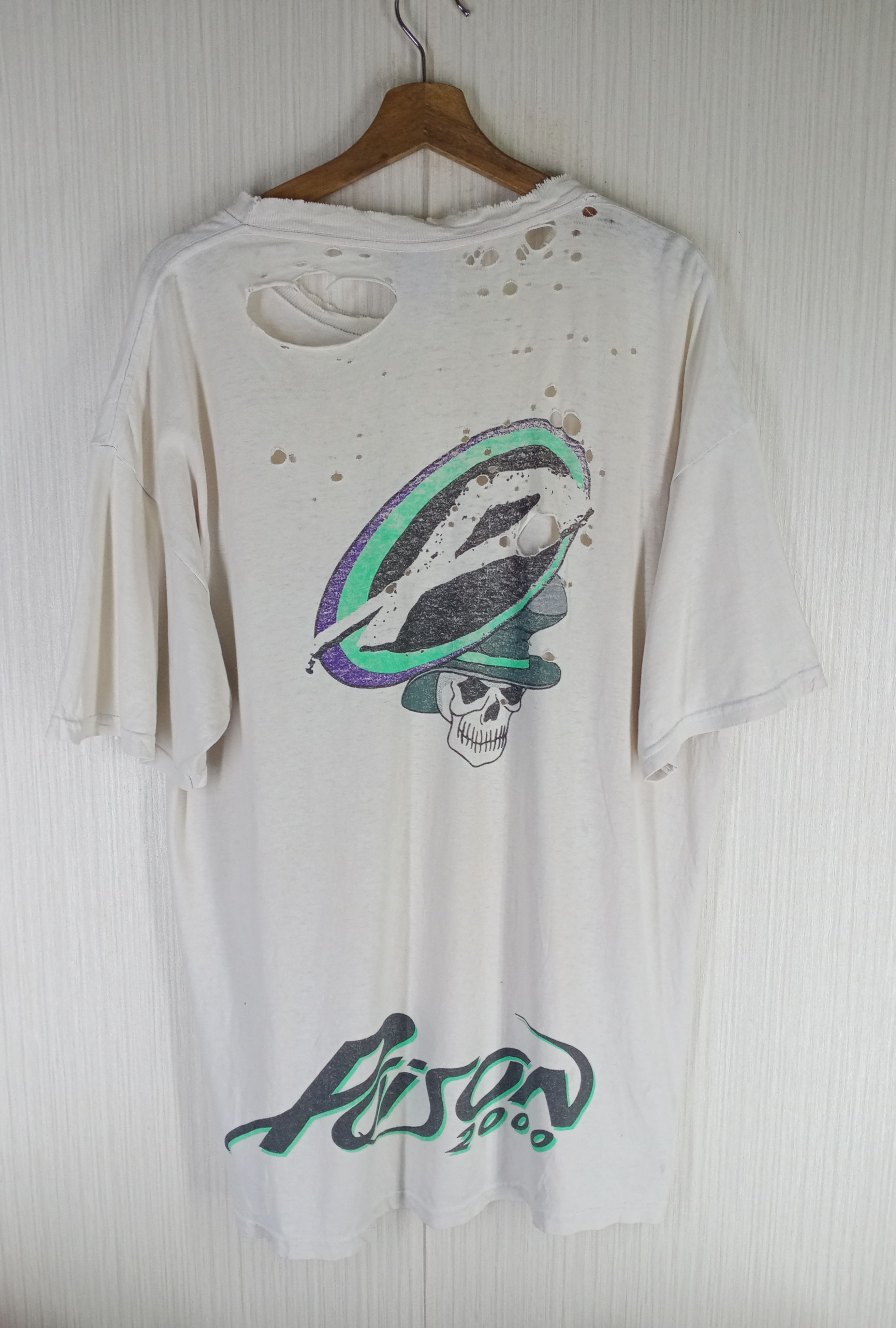Band Tees Very Rare Vintage Thrashed Faded Poison 2000 Tour Tshirt Size US XL / EU 56 / 4 - 2 Thumbnail