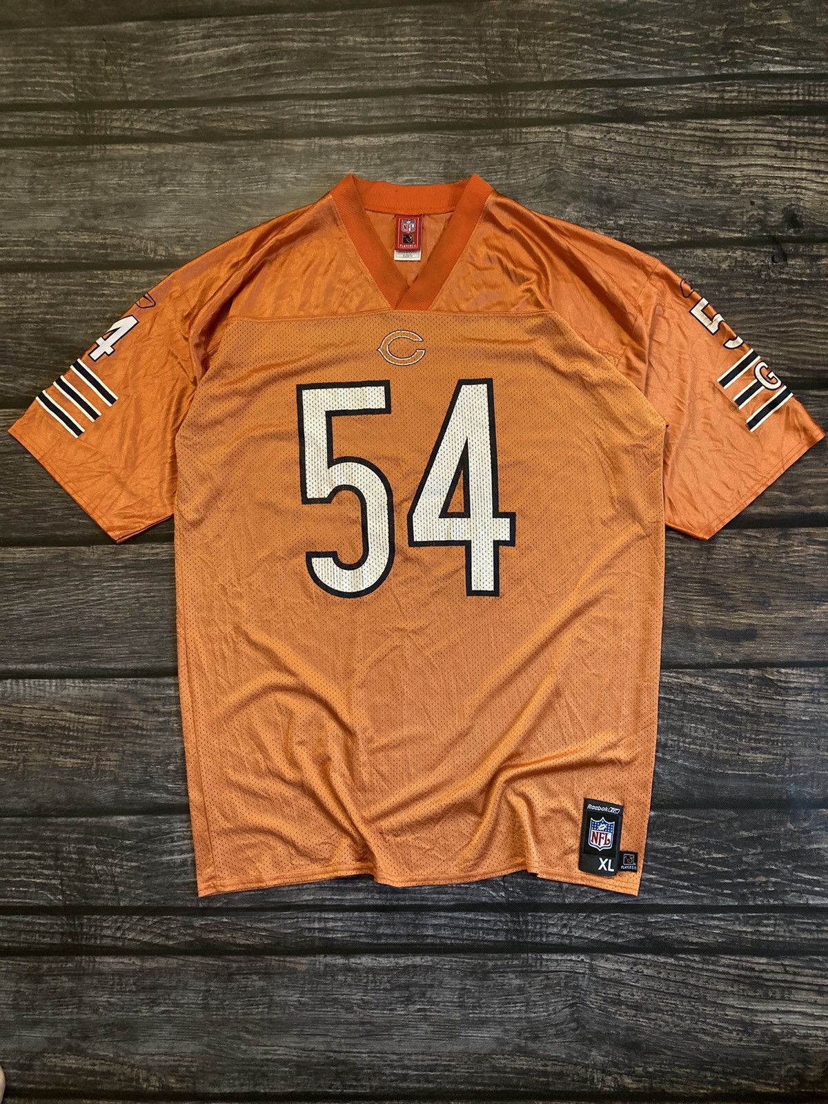 NFL × Reebok NFL REEBOK Chicago Bears URLACHER Jersey Size US XL / EU 56 / 4 - 1 Thumbnail