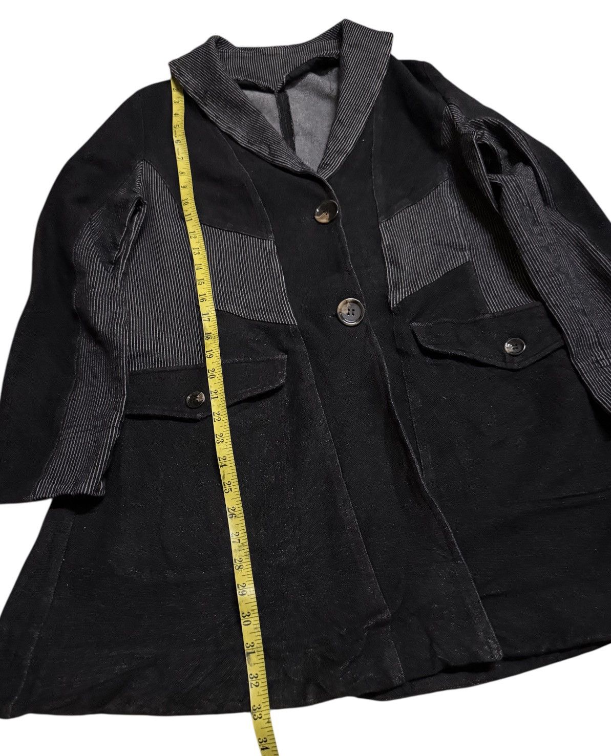 Japanese Brand APAISER Long Denim Jacket Size US L / EU 52-54 / 3 - 5 Thumbnail