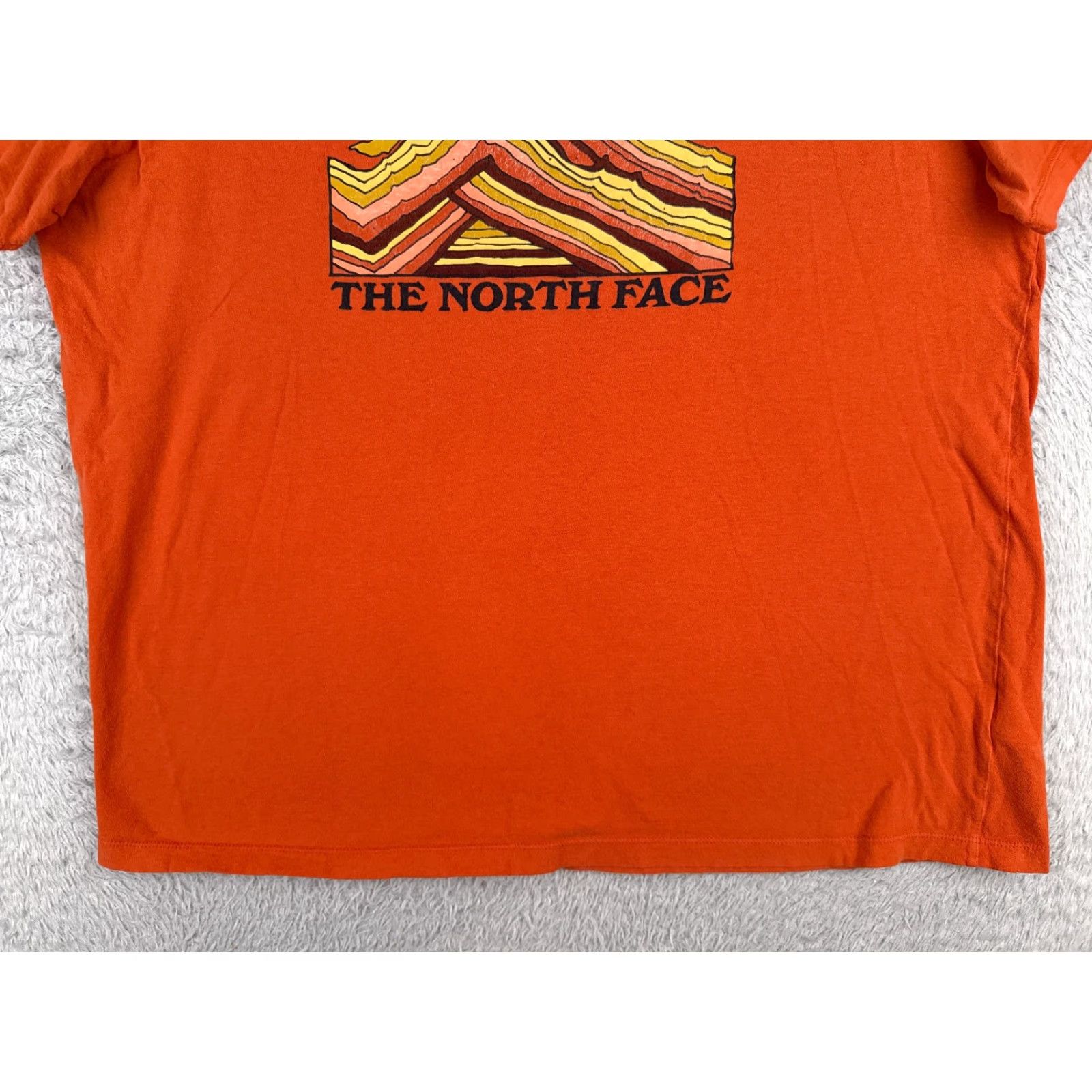 The North Face The North Face Shirt Men XL Orange Short Sleeve Crew Neck Cotton Jersey Logo All Seasons Mens Size US XL / EU 56 / 4 - 5 Thumbnail