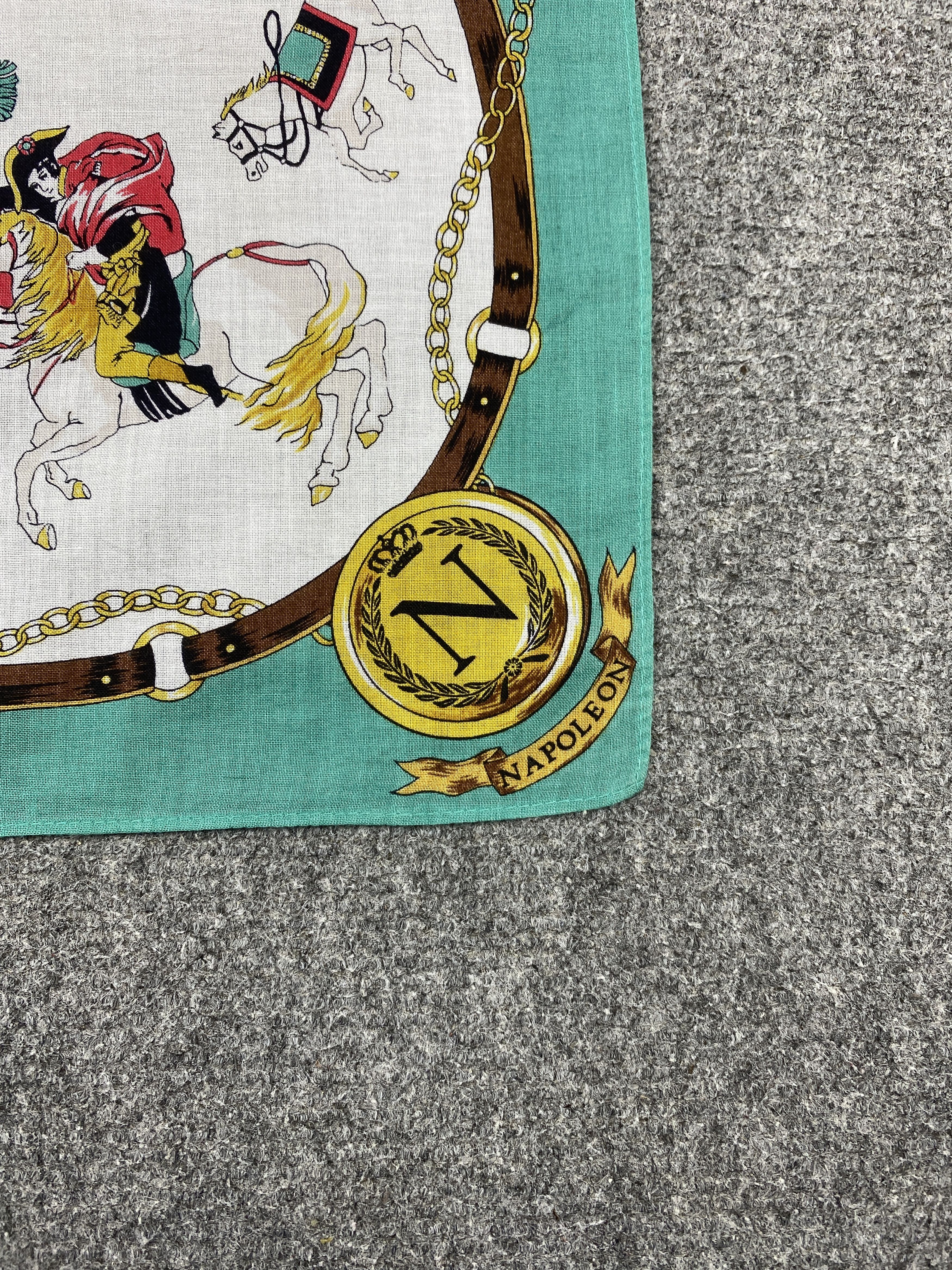 Vintage Vintage Napoleon Handkerchief / Neckerchief HKC1135 Size ONE SIZE - 5 Thumbnail