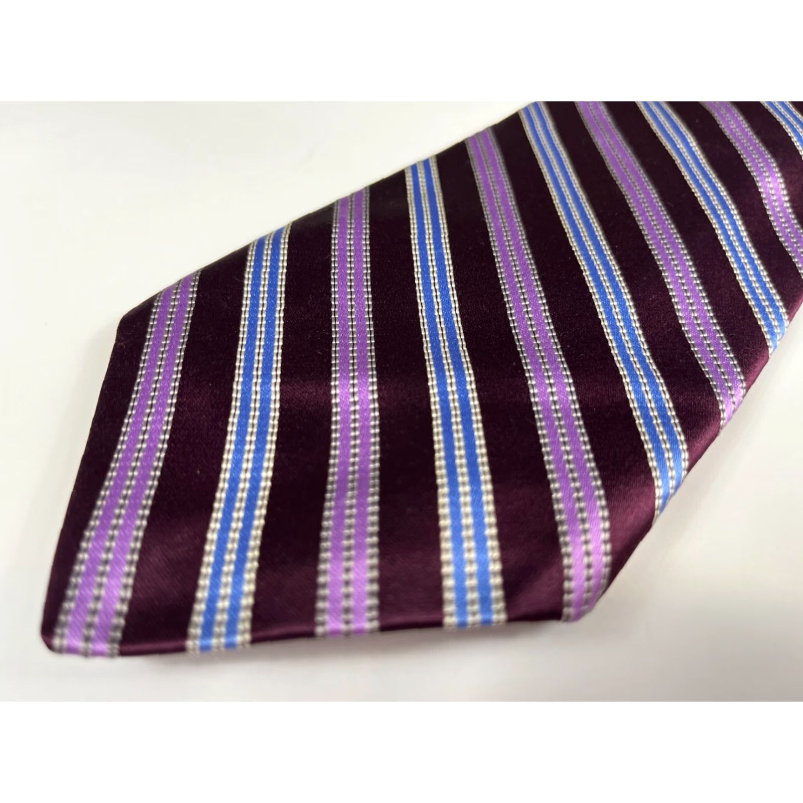 Robert Talbott Robert Talbott Carmel Men's Tie Striped Hand Made in USA One Size Multicolor Size ONE SIZE - 5 Thumbnail