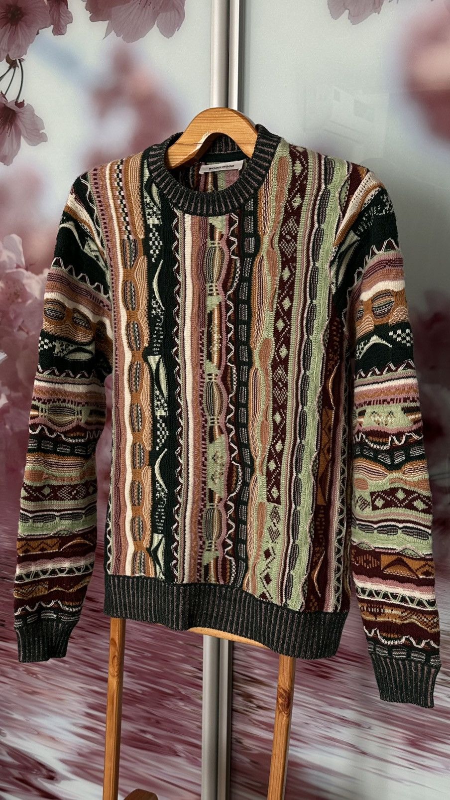 Wood Wood Wood Wood Men's Beckett Coogi Knit Multicolor 100% wool Size US M / EU 48-50 / 2 - 6 Thumbnail