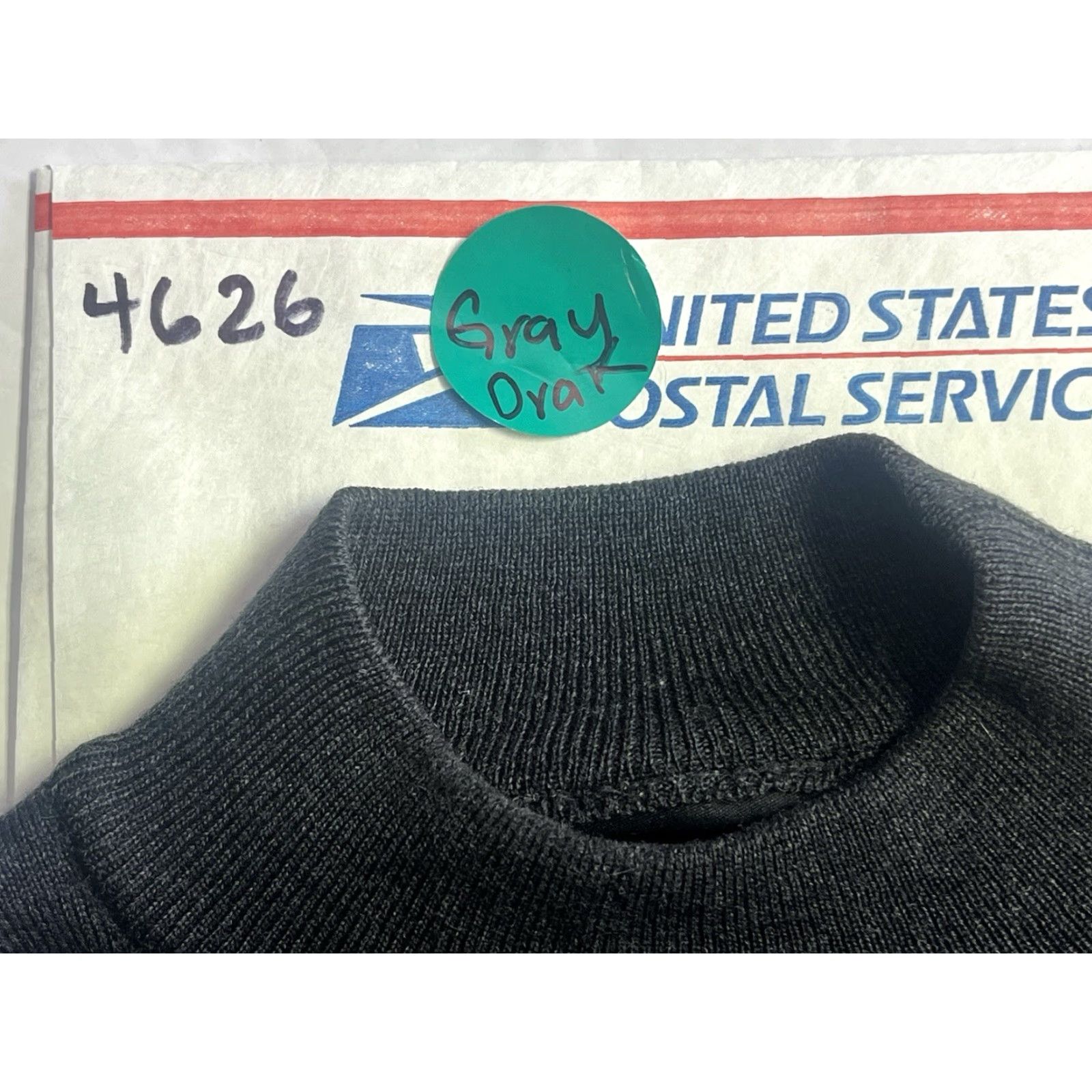 Evergreen VINTAGE e-LUXE Sweater Mens Size L Gray 100% Wool Mock Neck Pullover Dark Gray Classic Solid Stateful? Size US L / EU 52-54 / 3 - 8 Thumbnail