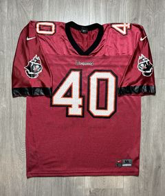 Vintage Mike Alstott Tampa Bay Buccaneers Button Up Jersey Size XXL