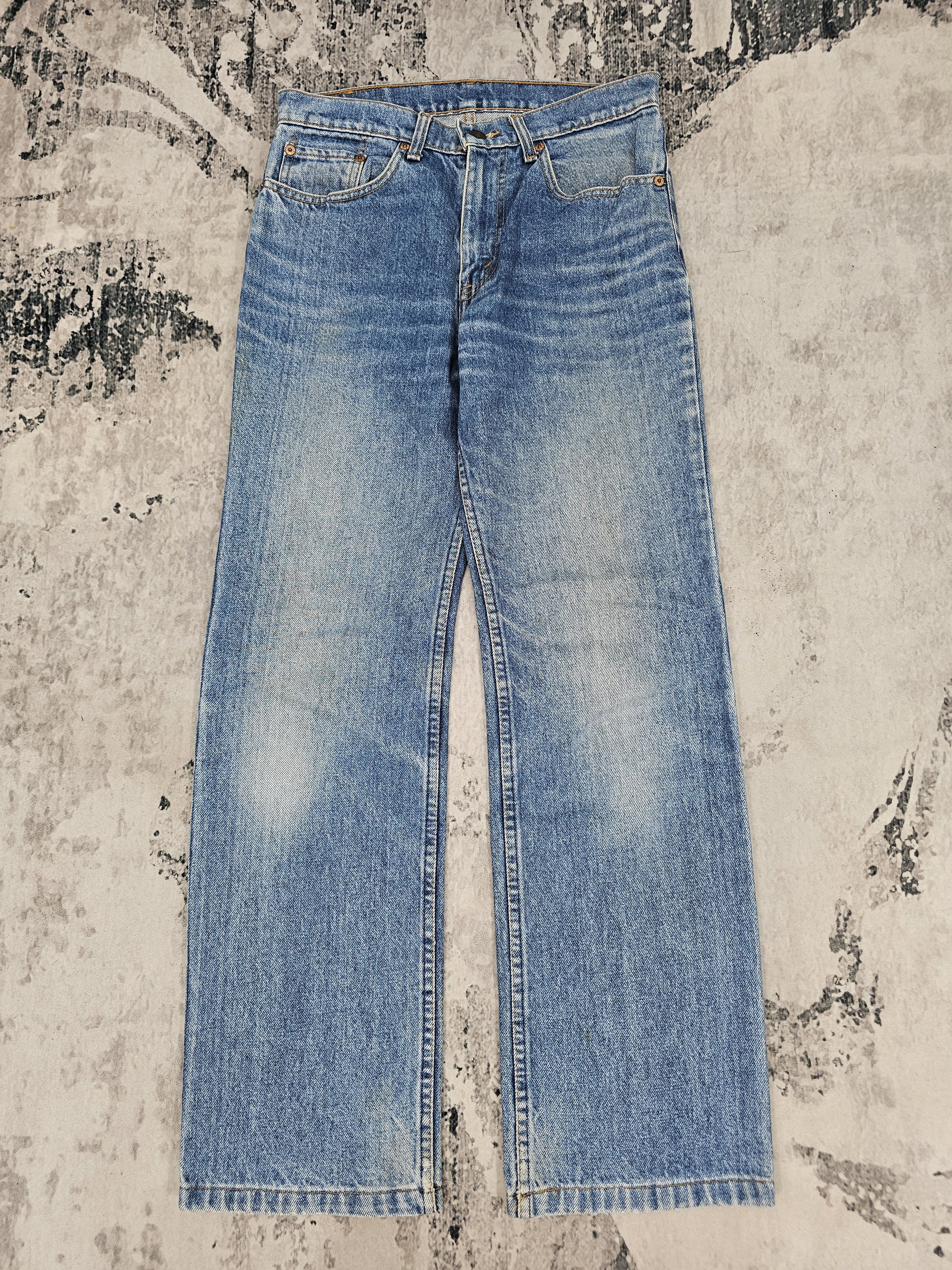 Levi's Vintage Clothing Vtg LEVIS 505 Straight Cut Faded Blue Jeans L0558 Size 30X29 Size US 30 / EU 46 - 1 Thumbnail