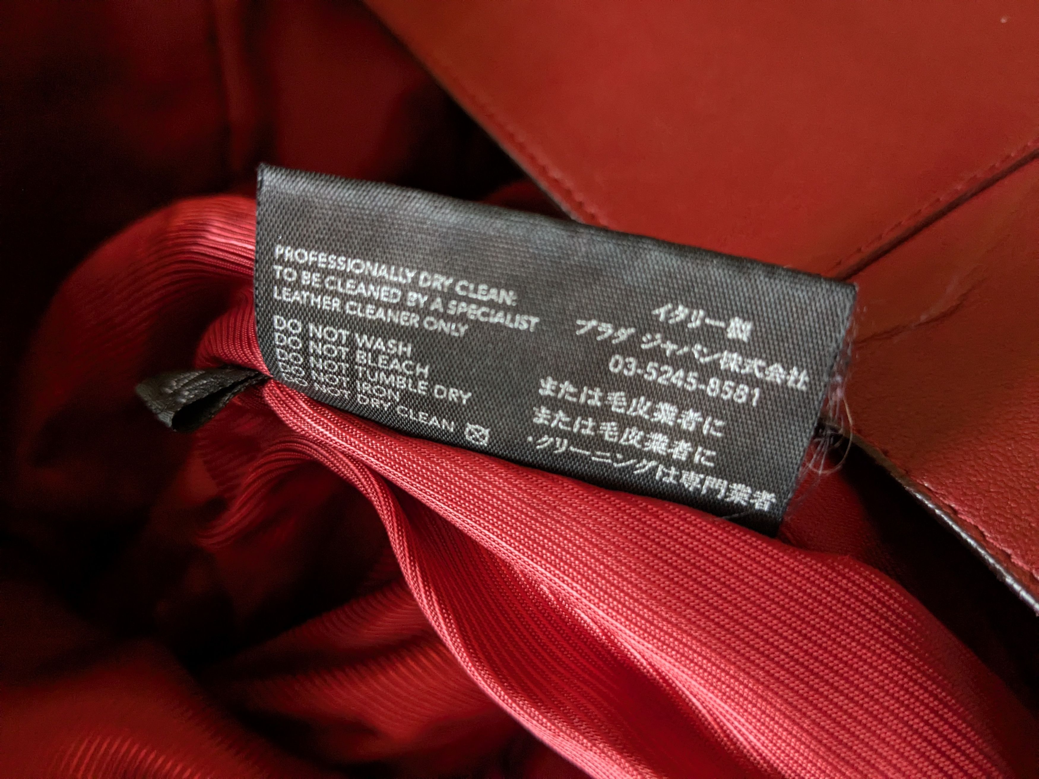 Prada Prada Leather Jacket Red 44 Button Blazer Coat Size M / US 6-8 / IT 42-44 - 15 Thumbnail