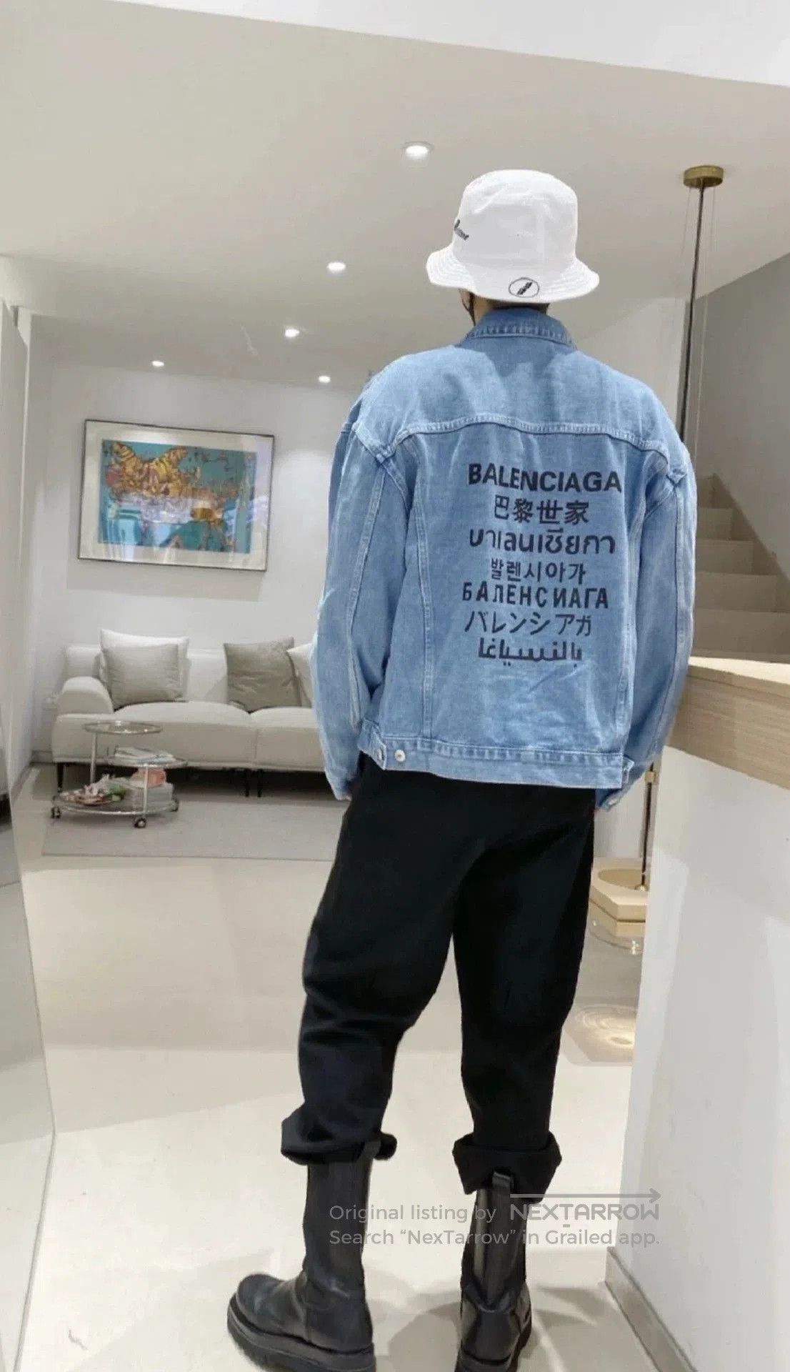 Balenciaga Balenciaga Men's Denim Jacket Size 46. Size US S / EU 44-46 / 1 - 7 Thumbnail
