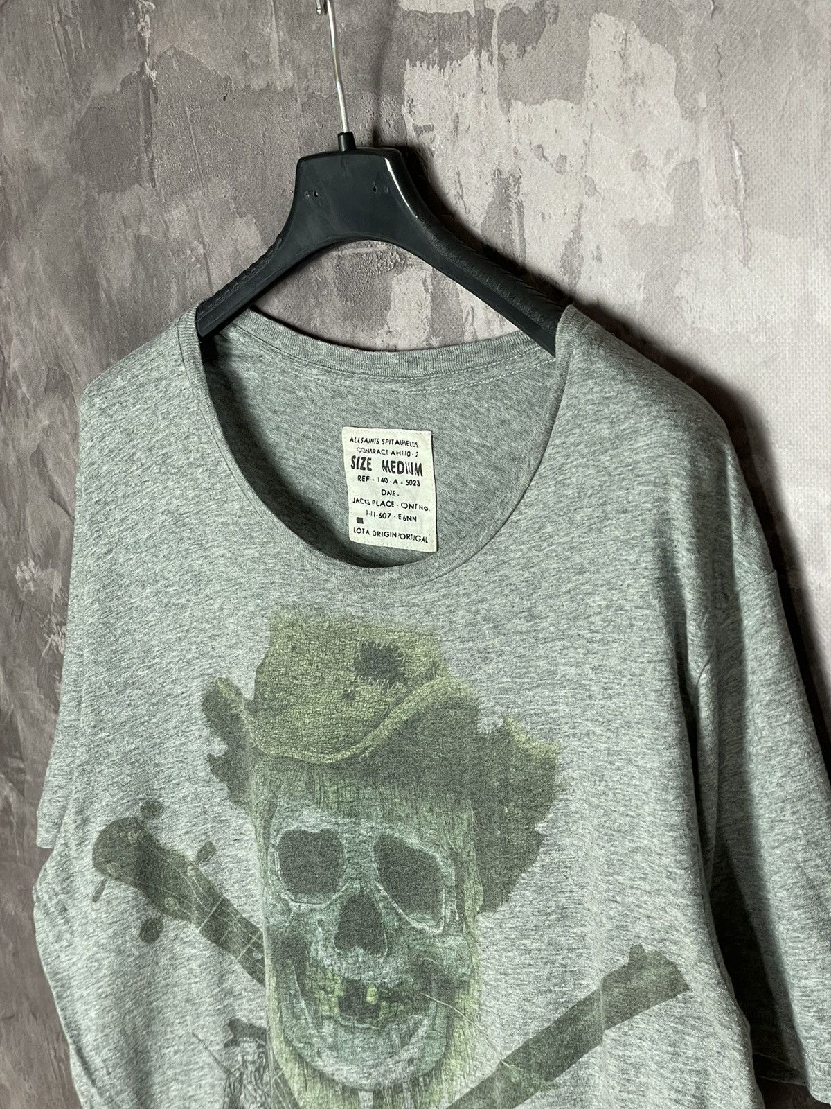 Allsaints × Vintage T-shirt Vintage Allsaints Distressed Faded Art Graffiti Rare Size US M / EU 48-50 / 2 - 6 Thumbnail