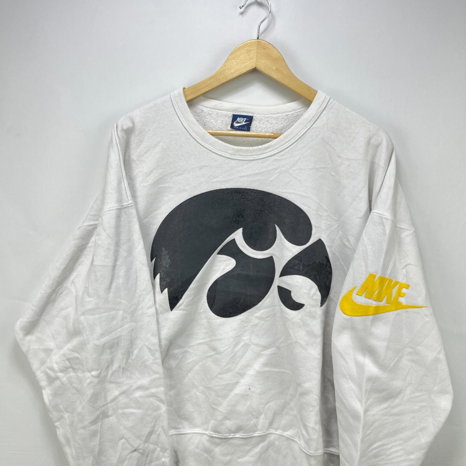 Nike Vintage 80s Nike Iowa Hawkeyes Sweatshirt Large Rare Size ONE SIZE - 2 Thumbnail