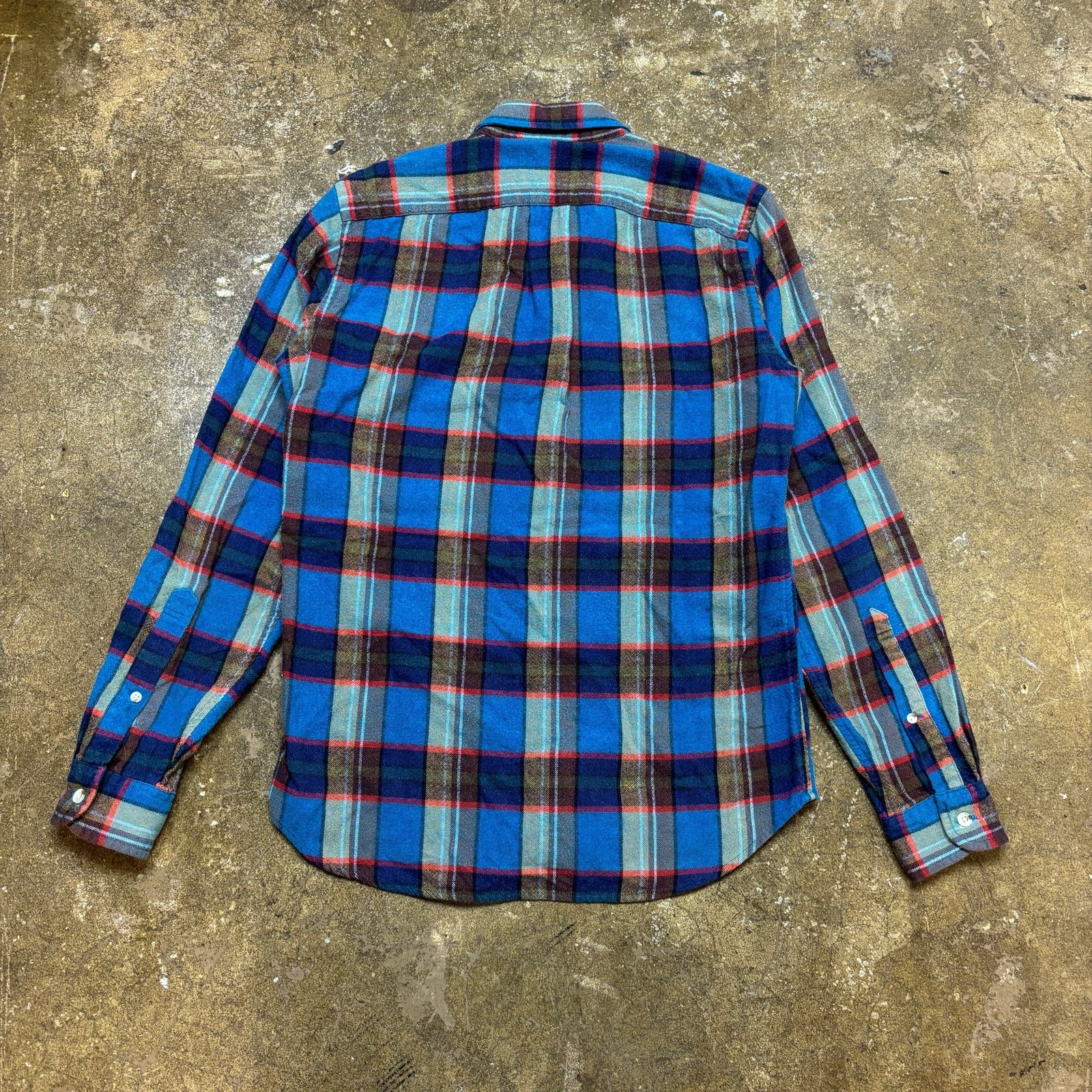 J.Crew × Wallace & Barnes Wallace & Barnes J. Crew Plaid Flannel Button Up Men's XS Size US XS / EU 42 / 0 - 3 Thumbnail