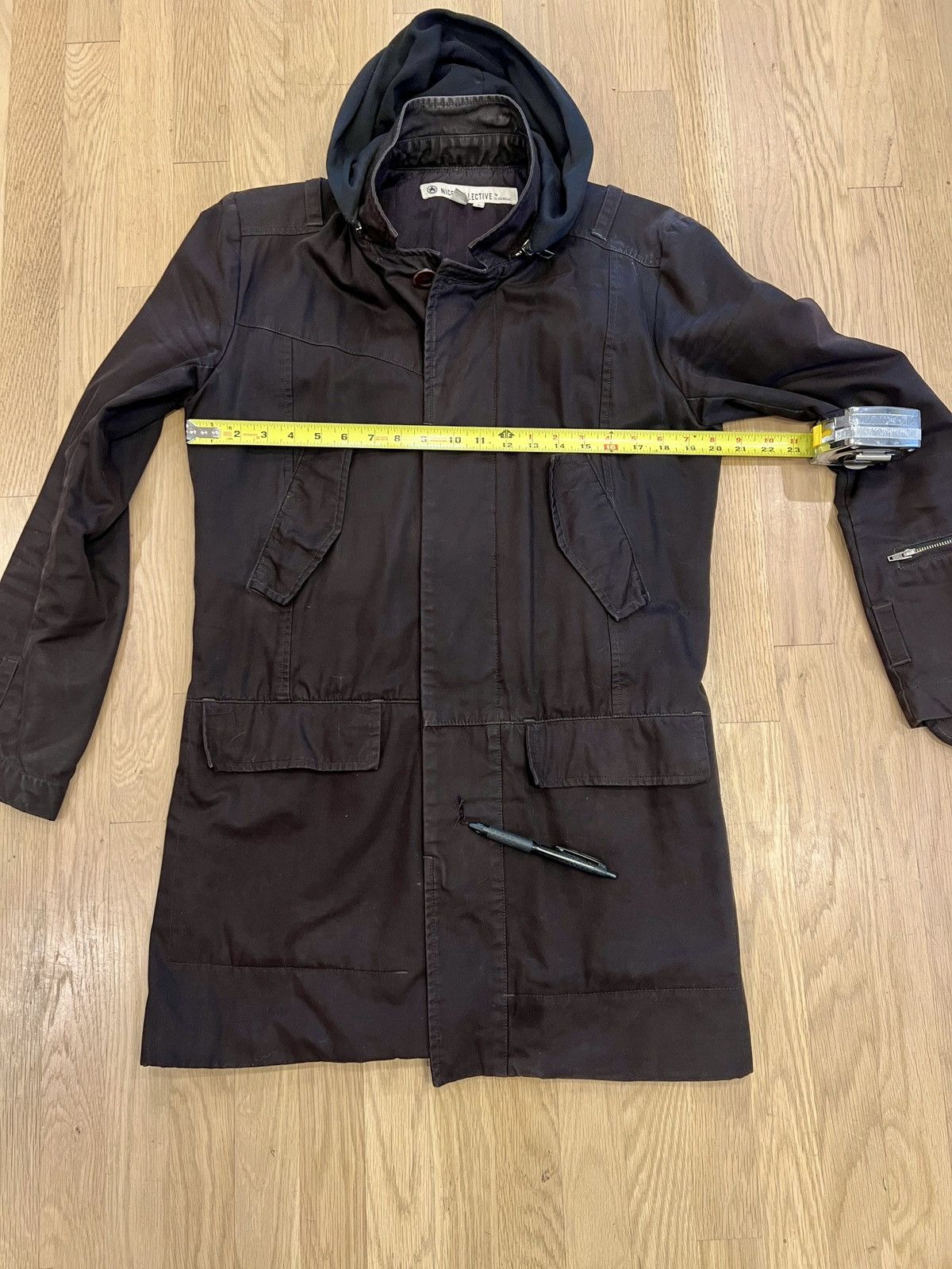 Nice Collective Nice Collective Asymmetrical, Y2K, military coat Size US S / EU 44-46 / 1 - 11 Thumbnail