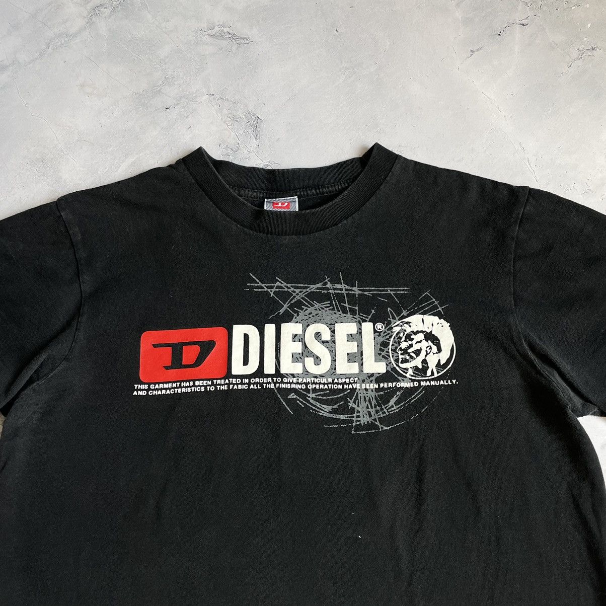 Diesel × Vintage Diesel Vintage Printed Tshirt 90s Size US L / EU 52-54 / 3 - 3 Thumbnail