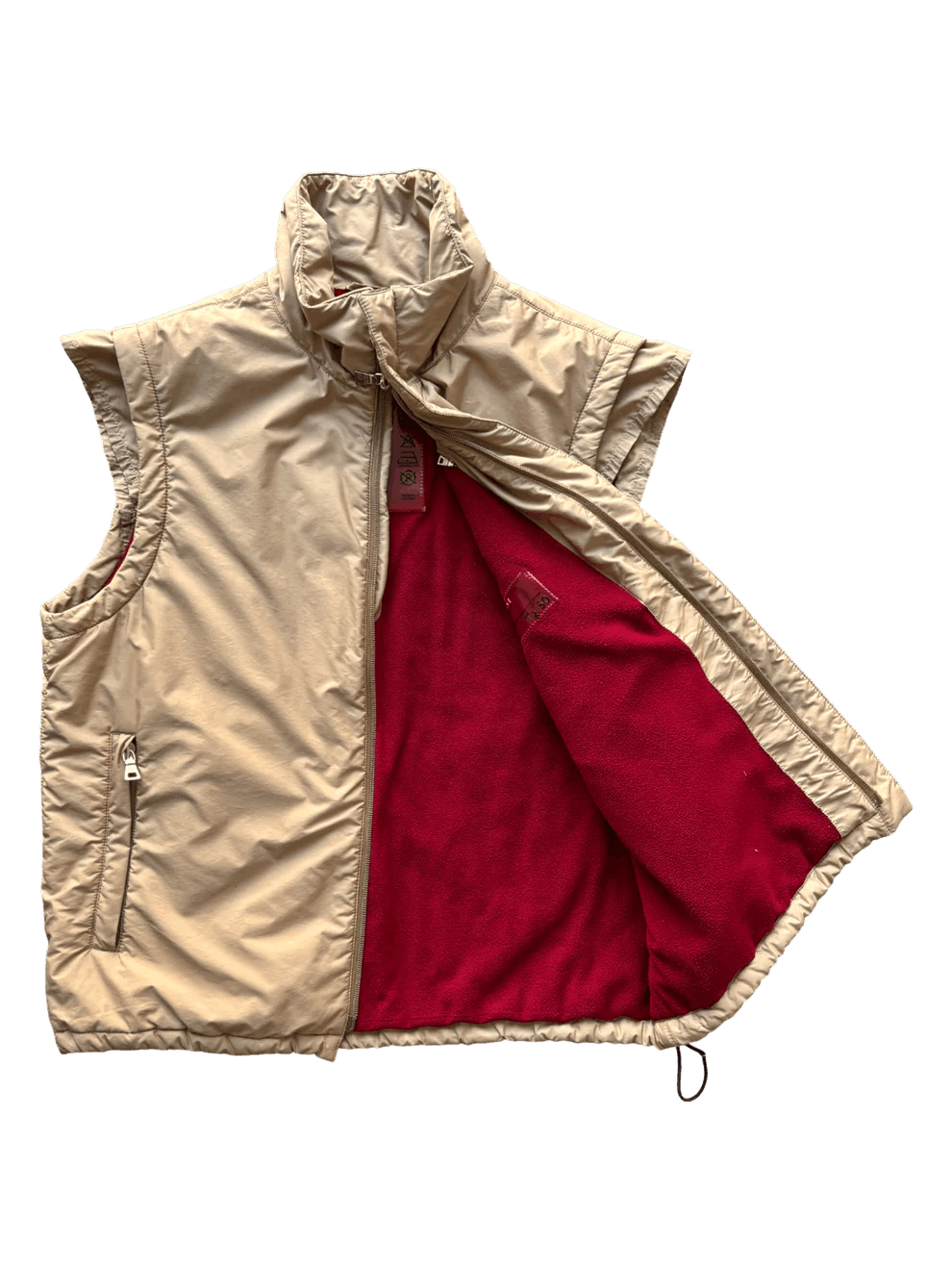 Prada S/S2002 Prada Sport Beige Padded Lined Vest (M) Size US M / EU 48-50 / 2 - 4 Thumbnail