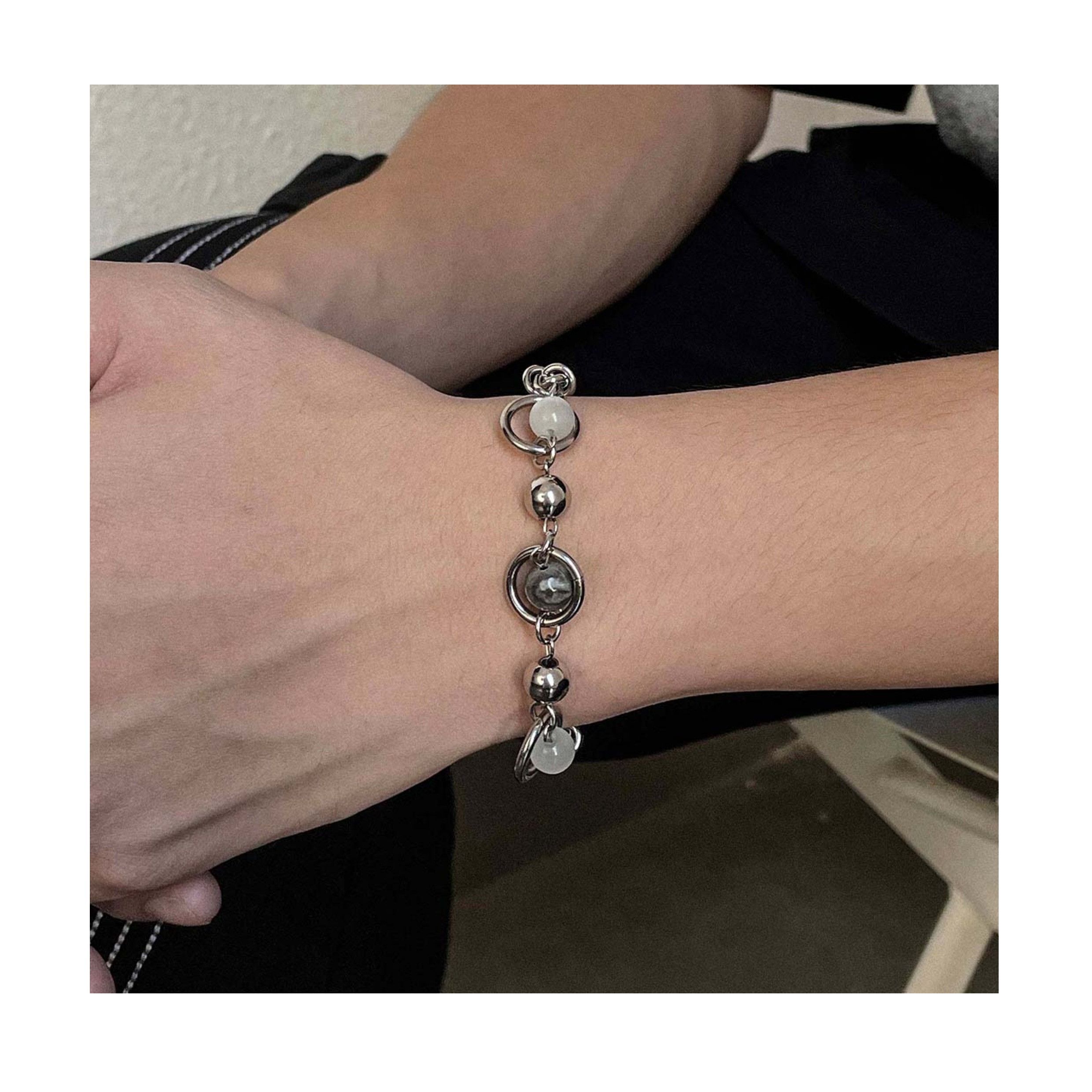 Jewelry Stone New Design Bracelet Y2K Punk Chain Bracelets Chains Size ONE SIZE - 4 Thumbnail