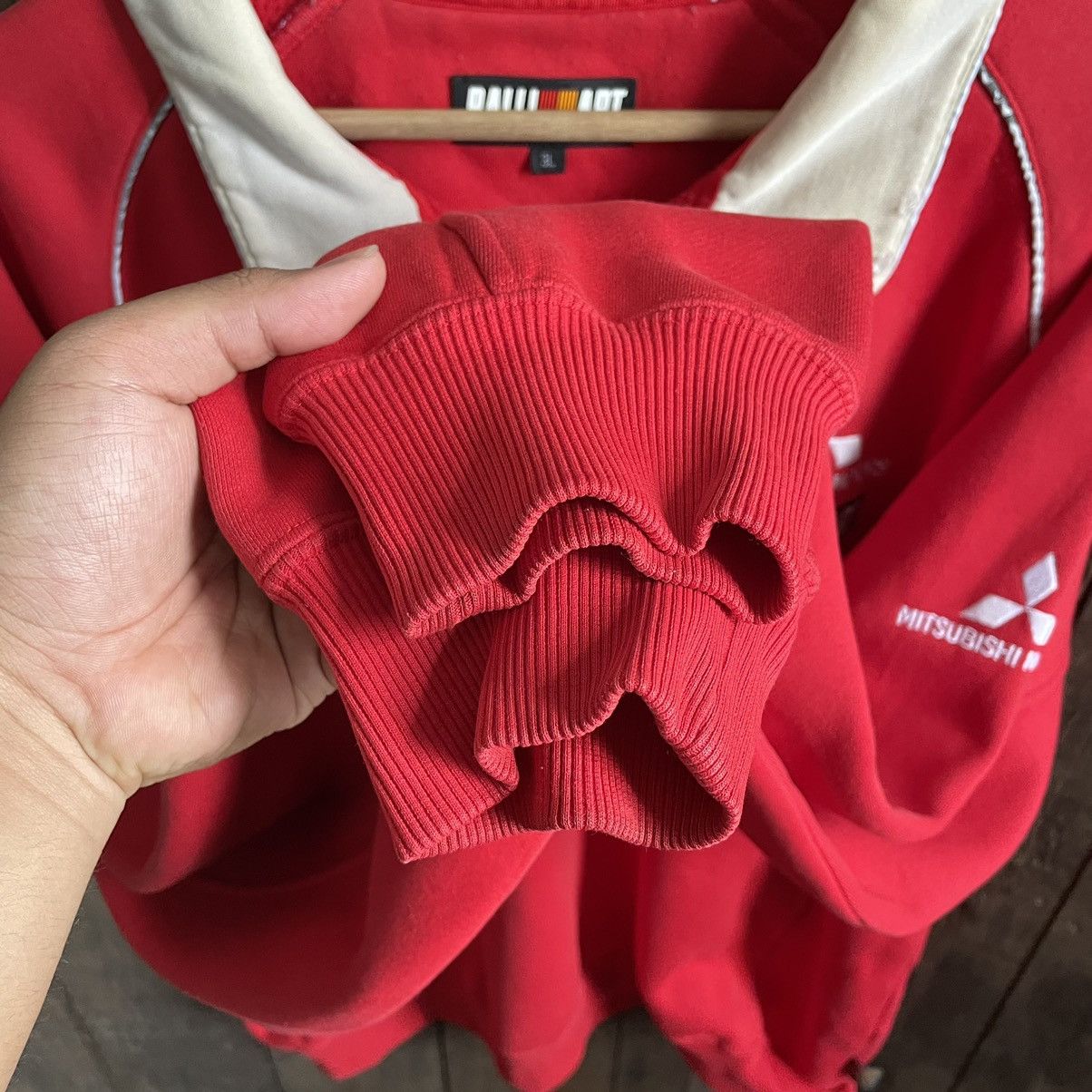 Vintage Vintage Mitsubishi Ralliart Half zipper Sweatshirt Size US XL / EU 56 / 4 - 8 Thumbnail