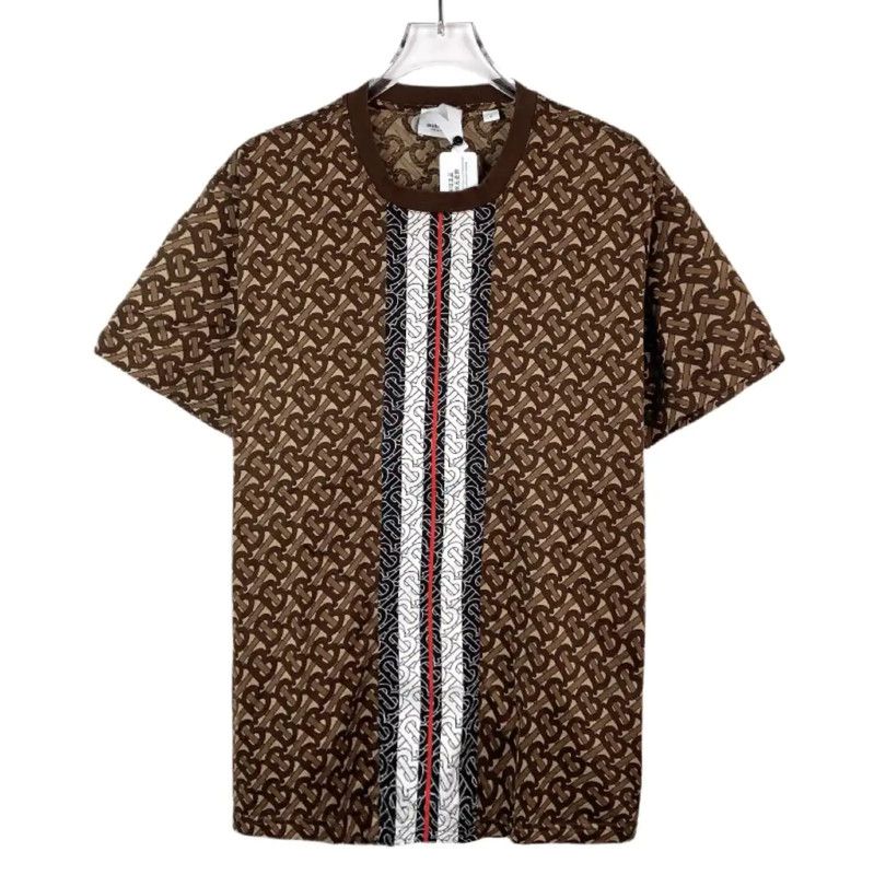 Burberry Color-Block Cotton Tee for Men