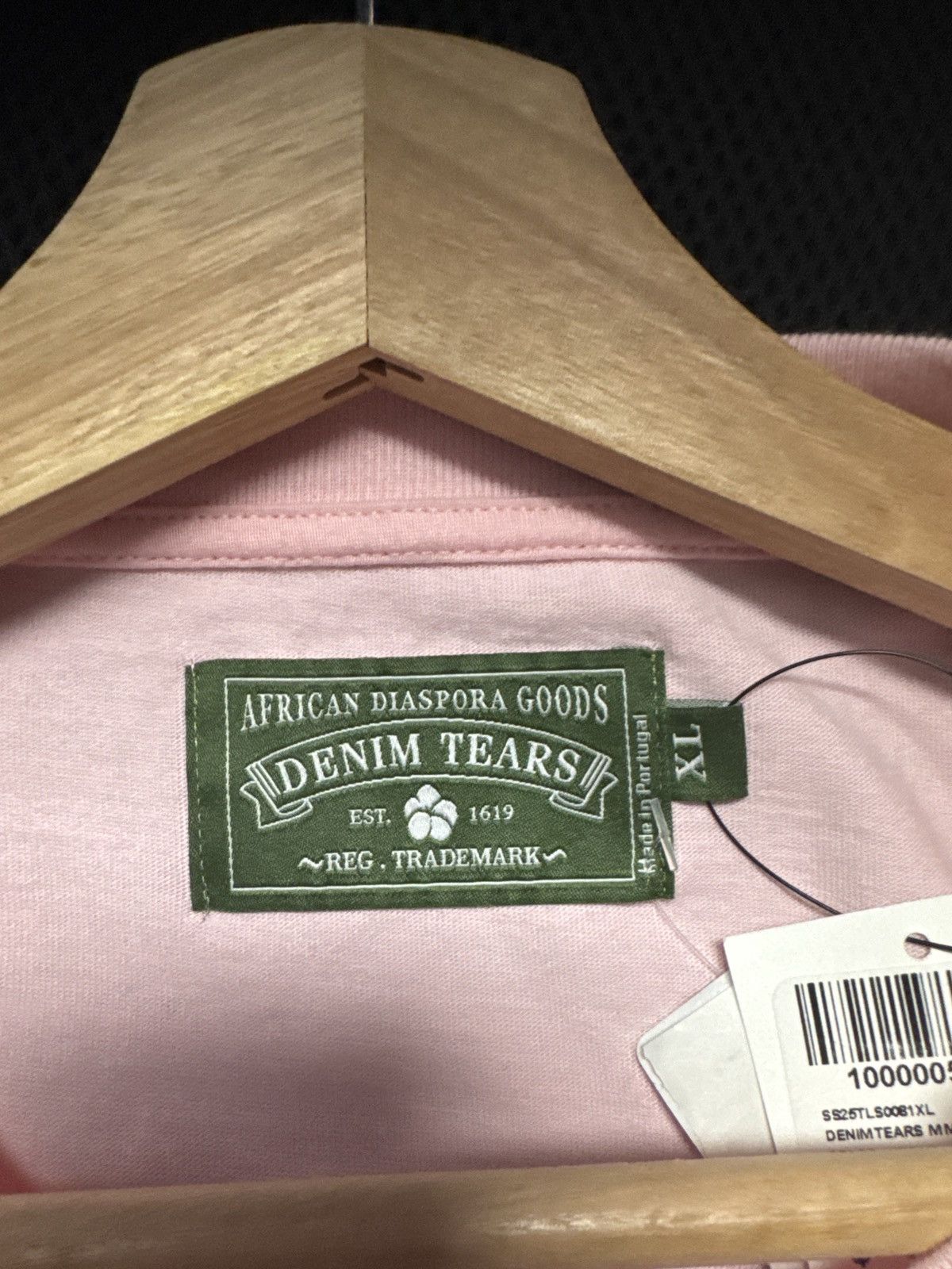 DENIM TEARS Denim Tears Peace Wreath Long Sleeve Tee Pink Size US XL / EU 56 / 4 - 3 Thumbnail