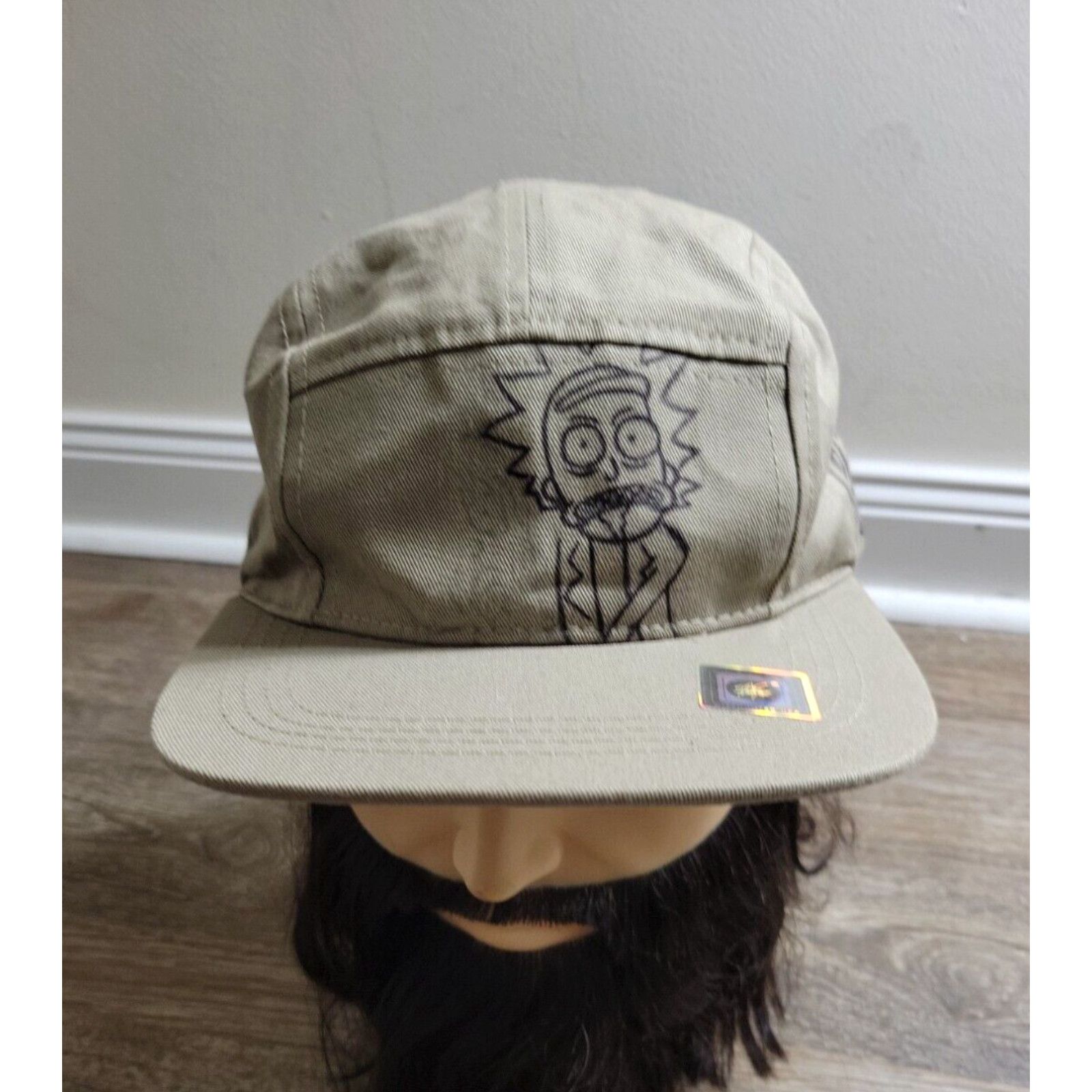 Casquette Vintage NBC Peacock Color Block - Modèle TV Rétro, Réglable, Multicolore, Très Bon état