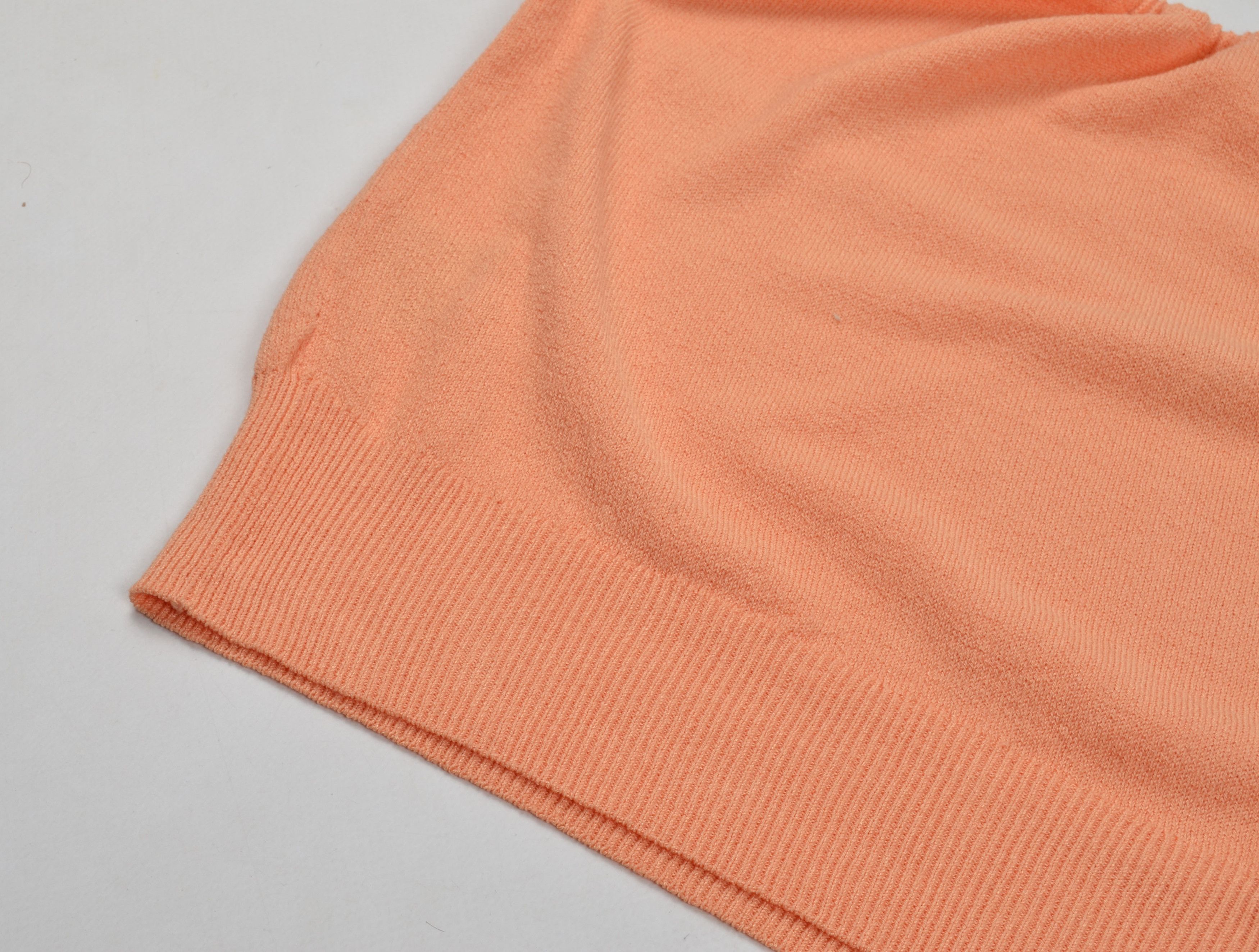 Vintage Vintage Naf Naf Y2K Apricot Knit Halter Top Size M / US 6-8 / IT 42-44 - 5 Thumbnail