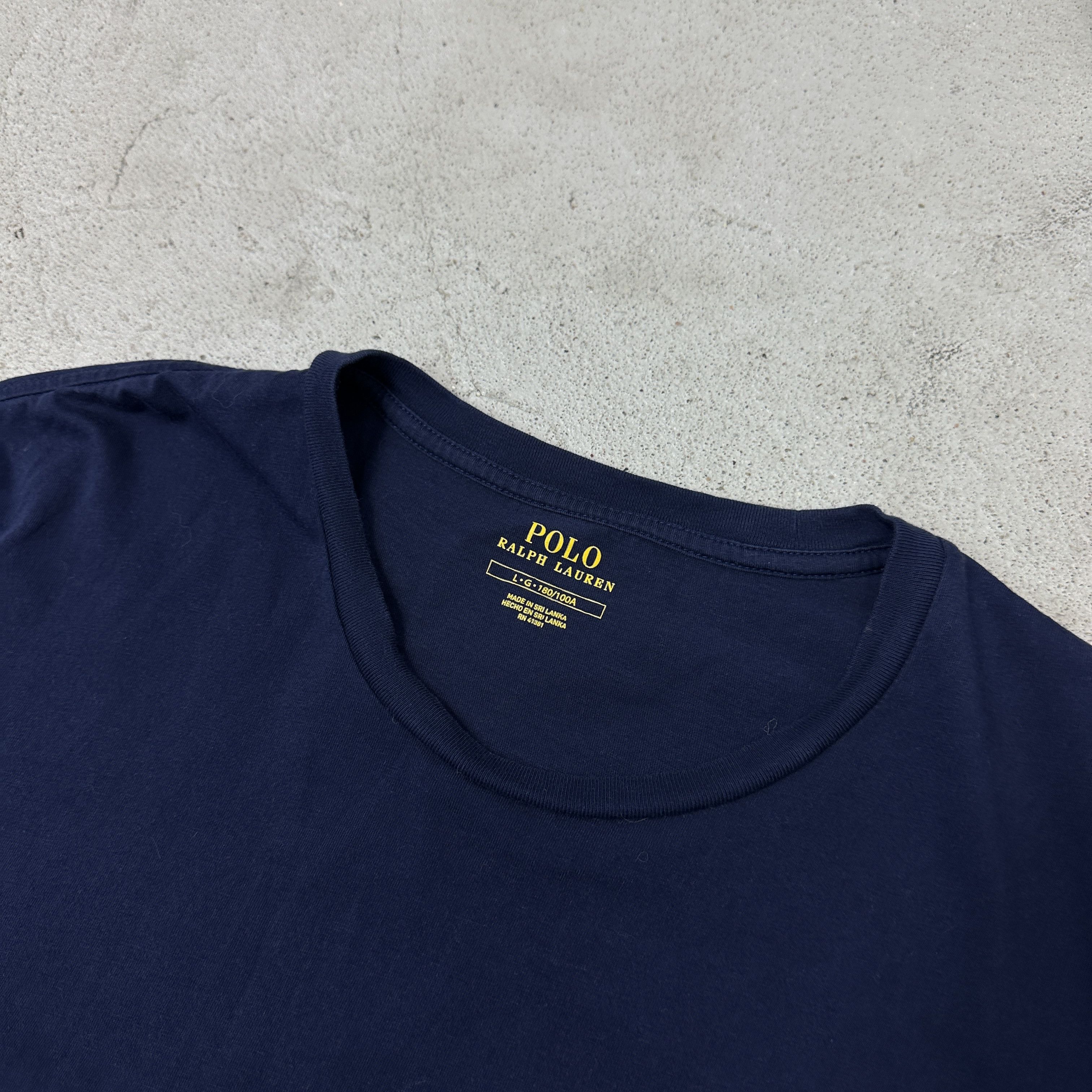 Polo Ralph Lauren Vintage Preppy Sporty Navy Polo Ralph Lauren T-shirt Y2K Size US L / EU 52-54 / 3 - 3 Thumbnail