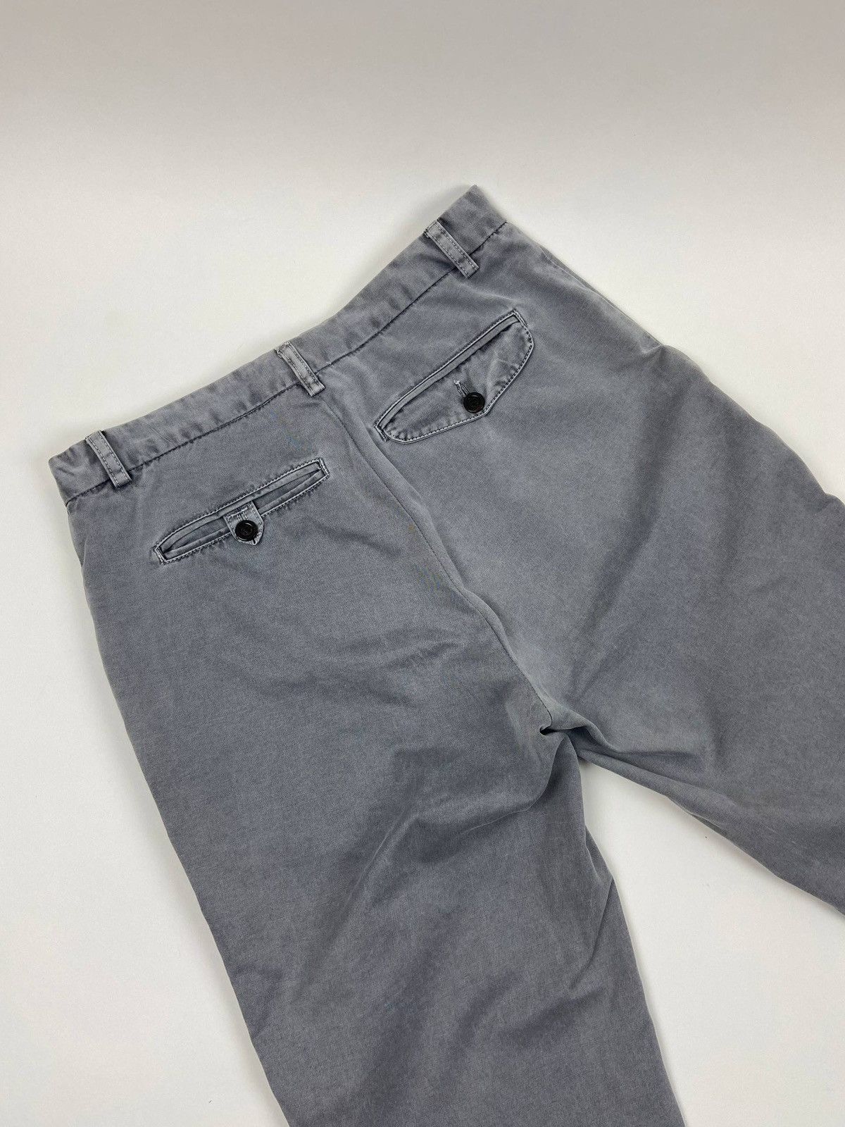 Our Legacy Our Legacy Chino Pants Grey 46 Cotton Slim Straight Trousers Size US 30 / EU 46 - 7 Thumbnail
