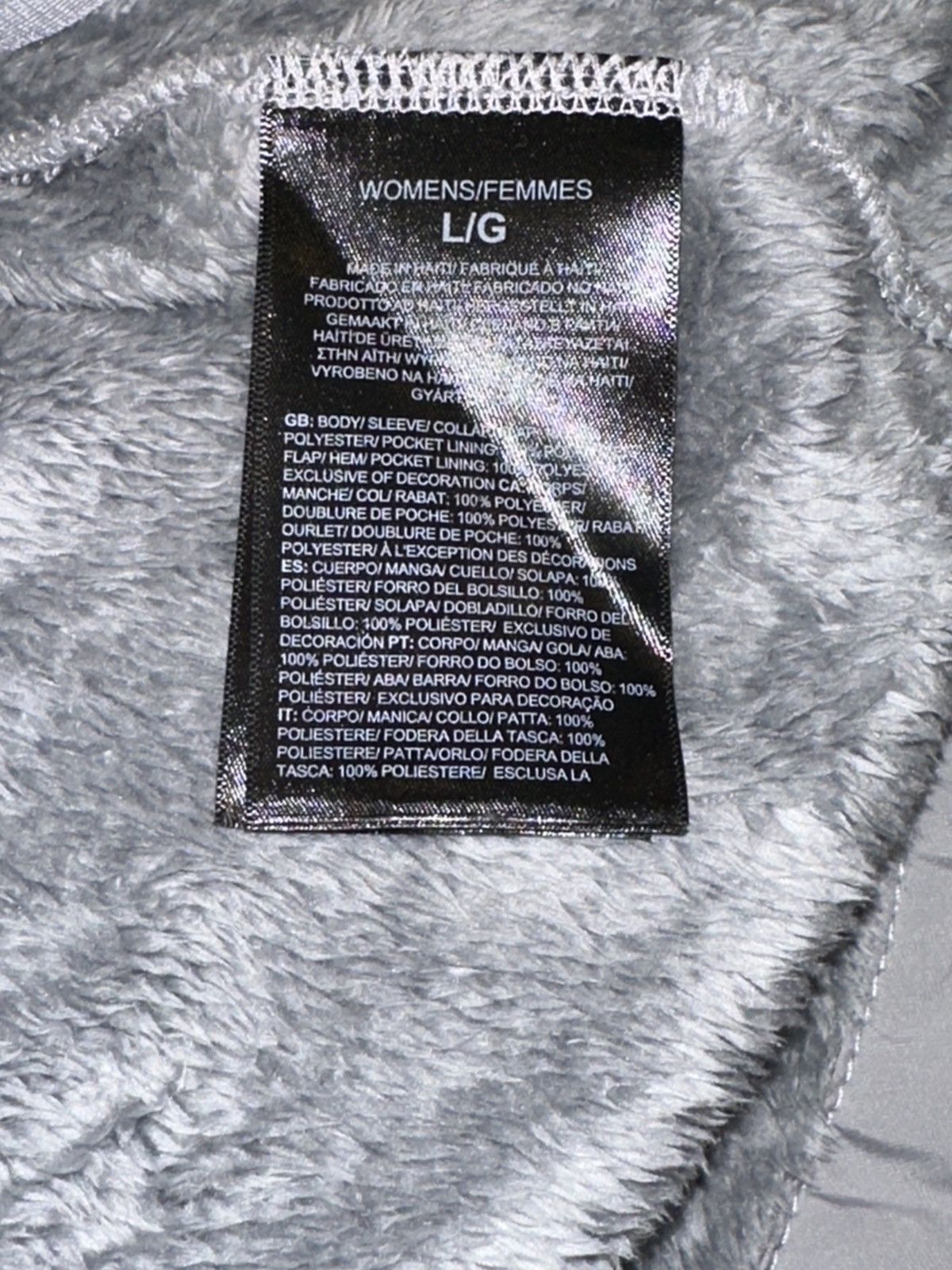 The North Face The North Face Osito Fleece Jacket WomenLarge Grey Full Zip Size L / US 10 / IT 46 - 8 Thumbnail