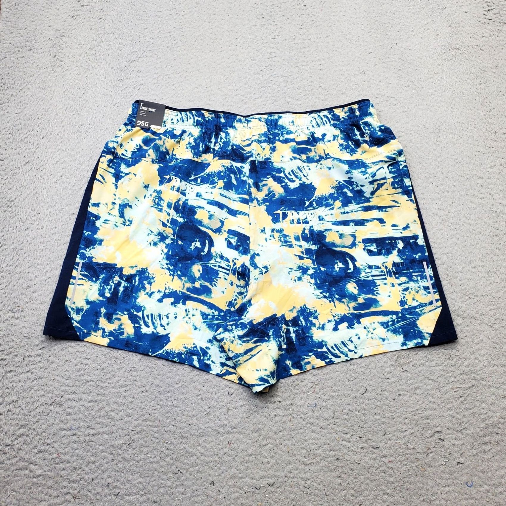 Vintage DSC Stride Shorts Mens XL Multi Tie Dye Athletic Fit Stretch Brief Lined Pull On Size US 36 / EU 52 - 2 Thumbnail