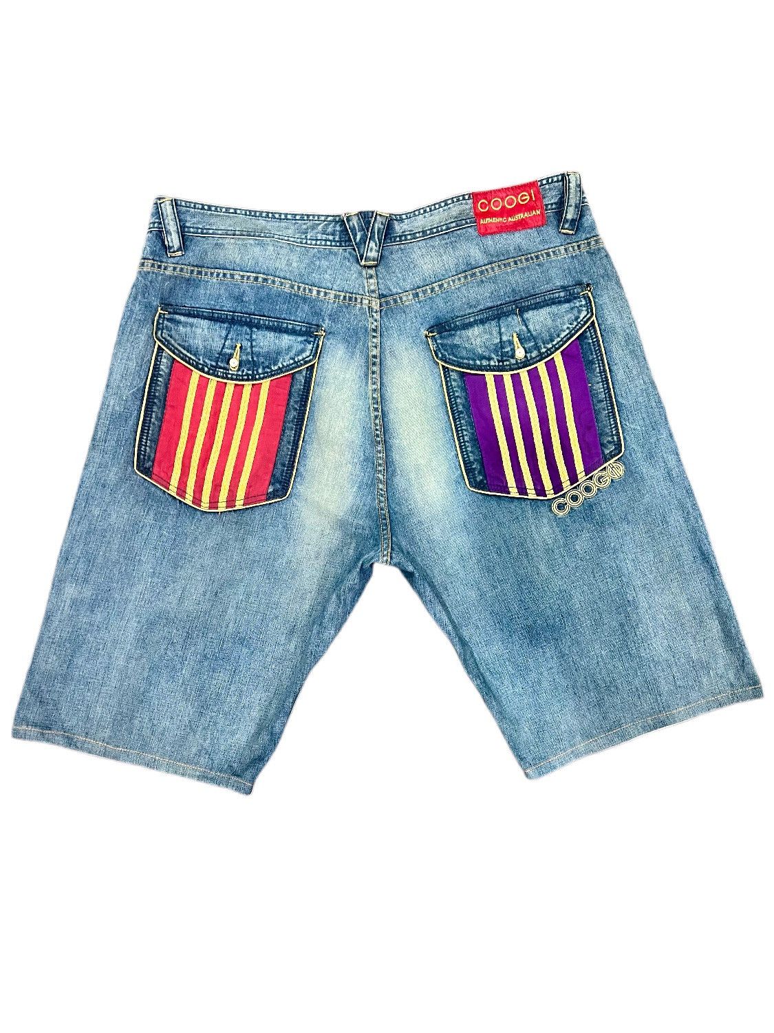 Coogi × JNCO × Vintage Vintage Coogi Crazy Embroided Shorts Baggy Size US 42 / EU 58 - 2 Thumbnail