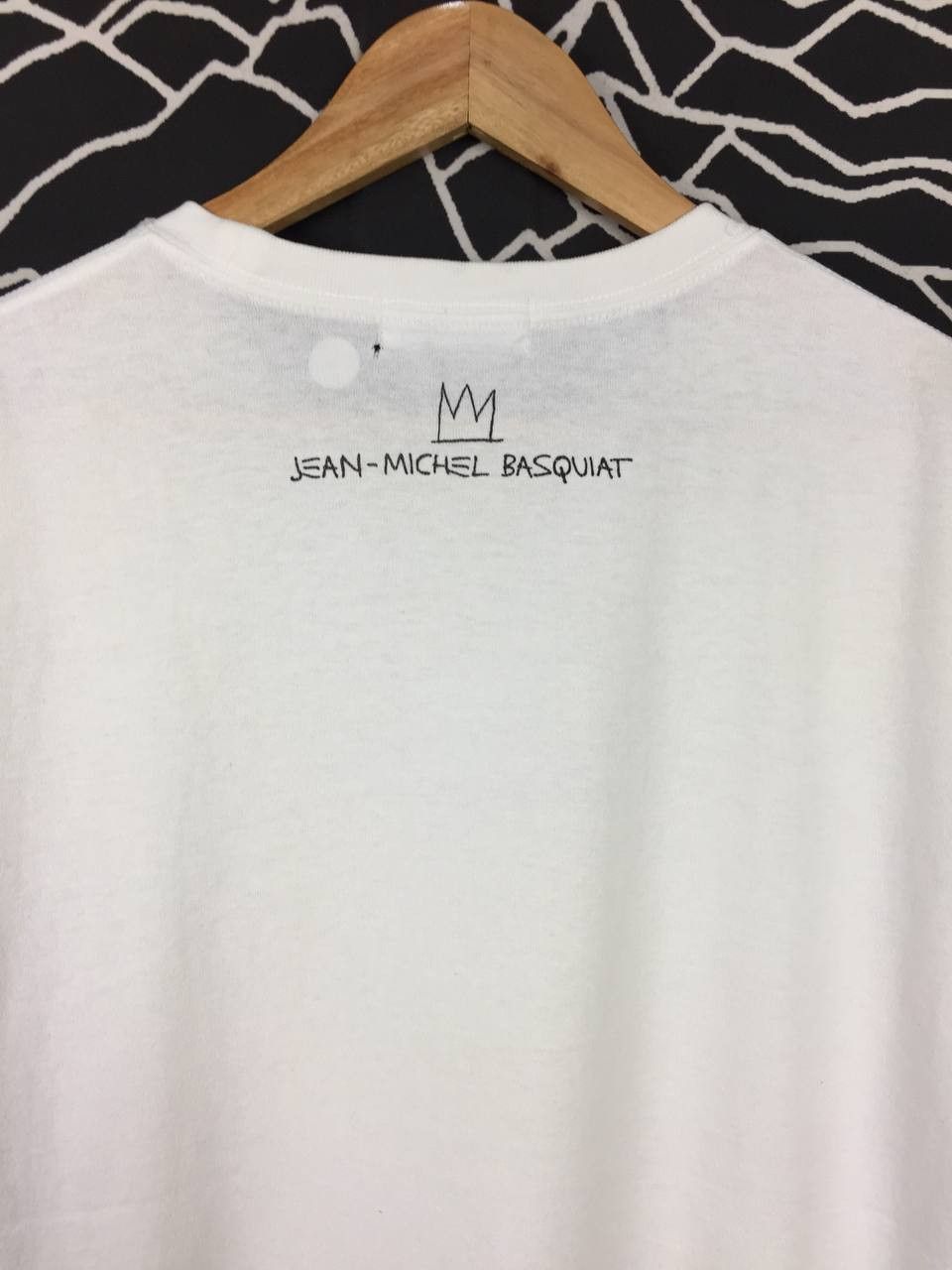 Jean-Michel Basquiat × Uniqlo × Vintage Vtg Jean Michel Basquiat Notary Crown Pop Art Tee Size US L / EU 52-54 / 3 - 11 Thumbnail