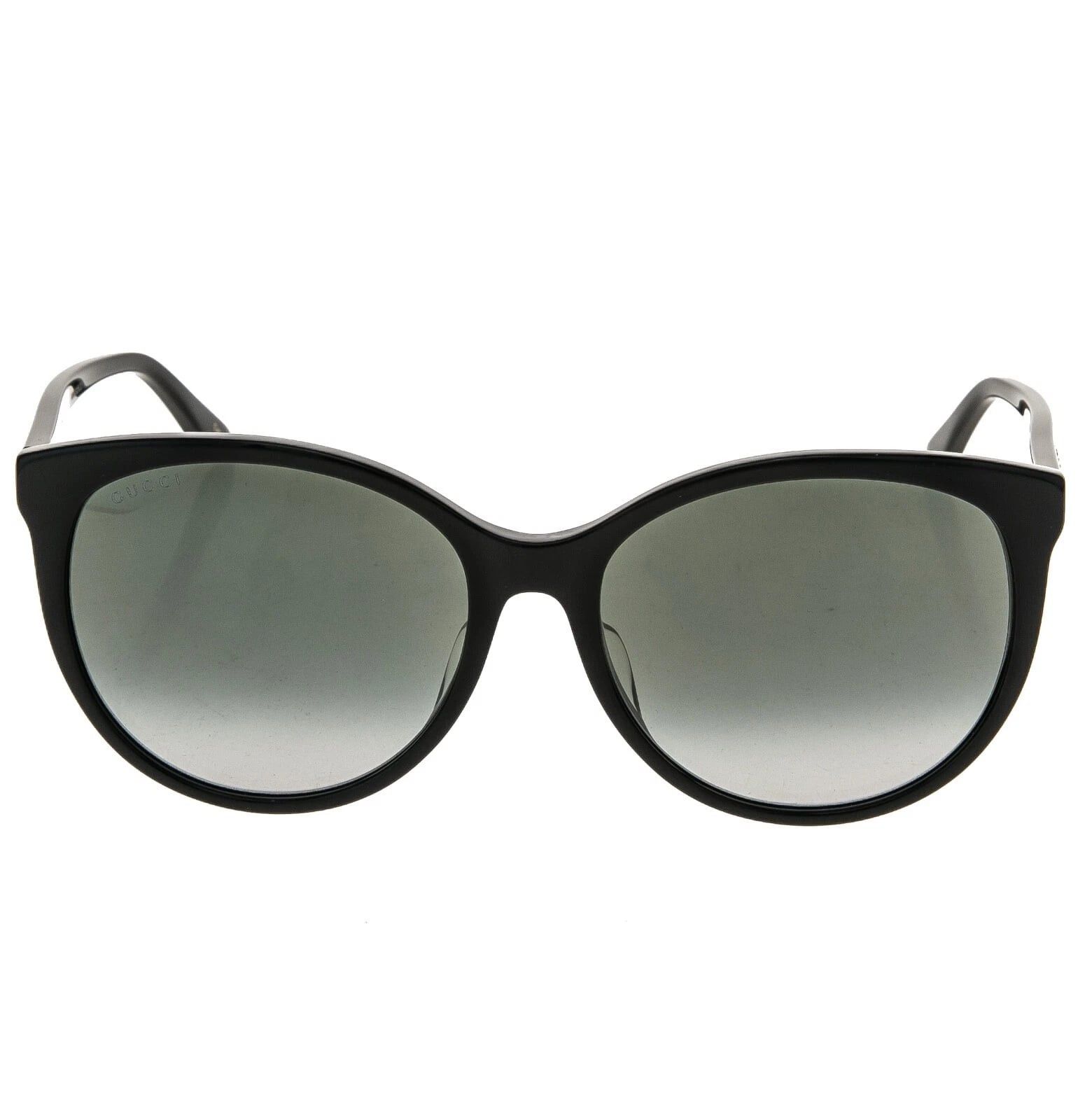 Gucci GUCCI 0729 GG0729S Black Crystal Logo Sunglasses 001 Size ONE SIZE - 2 Thumbnail