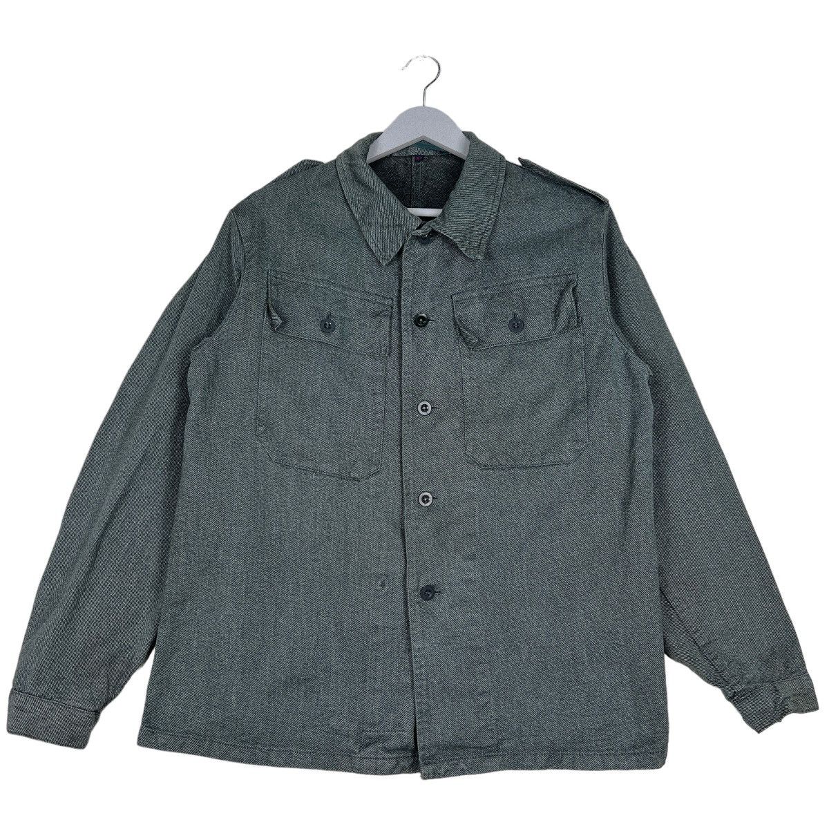 Vintage 🔥 TRUE 50s-60s VINTAGE SPILAG SWISS MILITARY SHIRTS JACKET Size US L / EU 52-54 / 3 - 1 Thumbnail