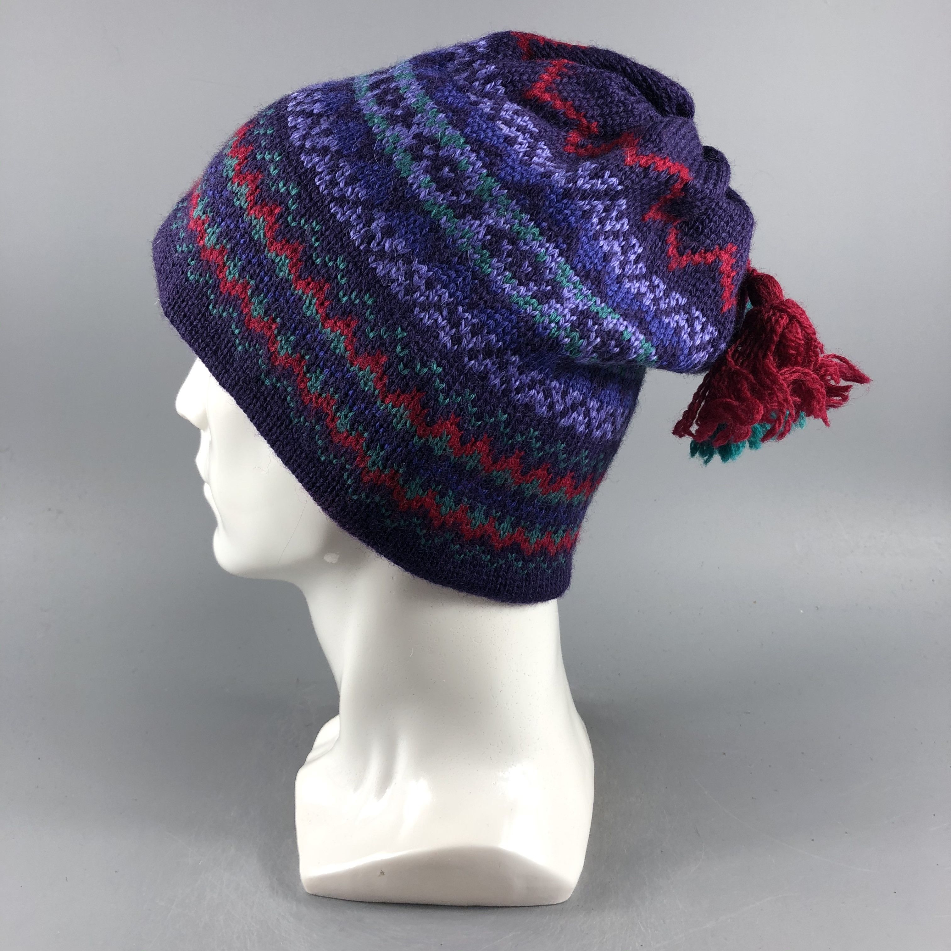 Japanese Brand × Vintage Capello Fair Isle Beanie Snow Hat Snow Cap -D230 Size ONE SIZE - 1 Thumbnail