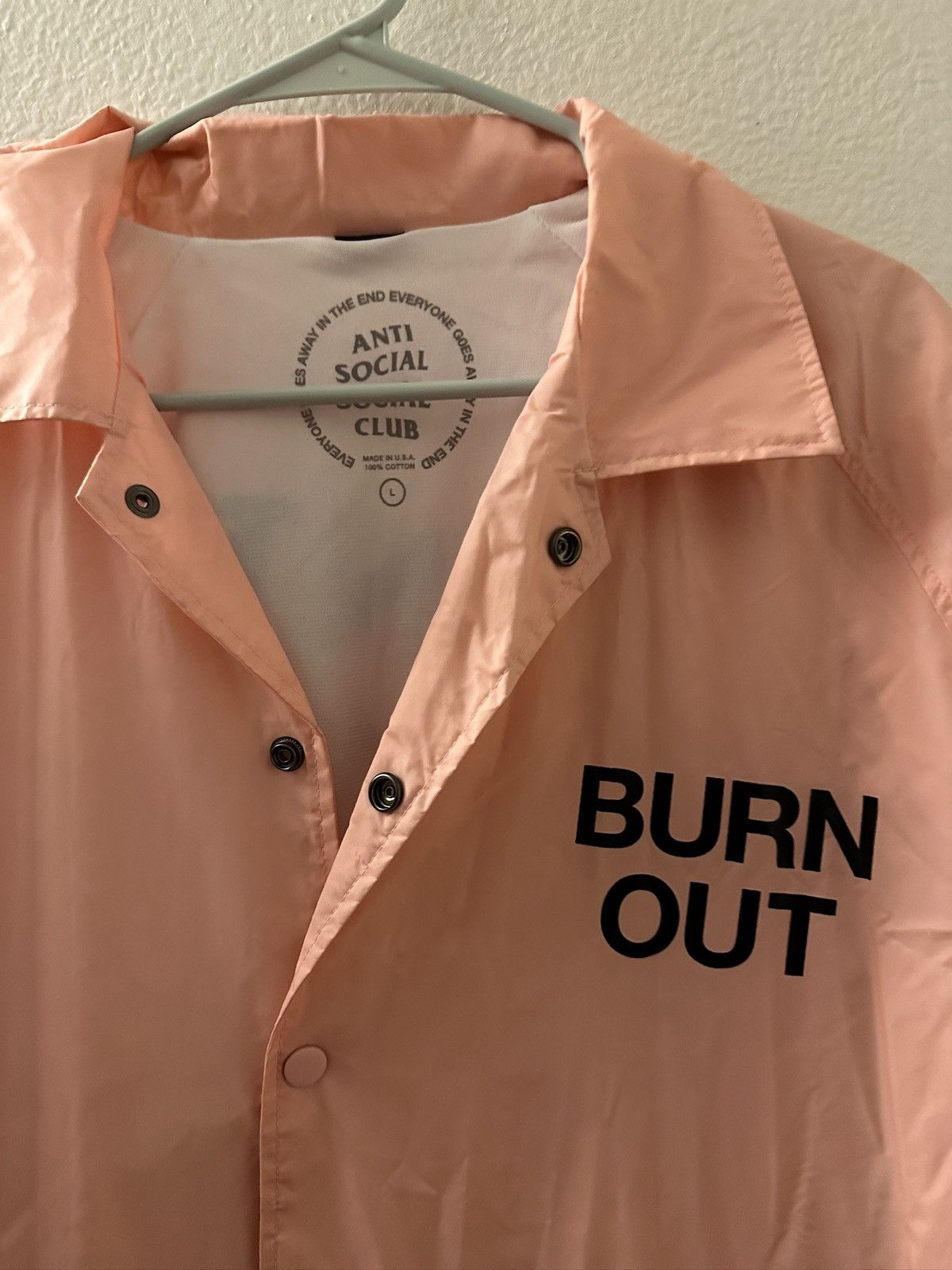 Anti Social Social Club Anti Social Social Club BURN OUT Jacket Size US L / EU 52-54 / 3 - 3 Thumbnail