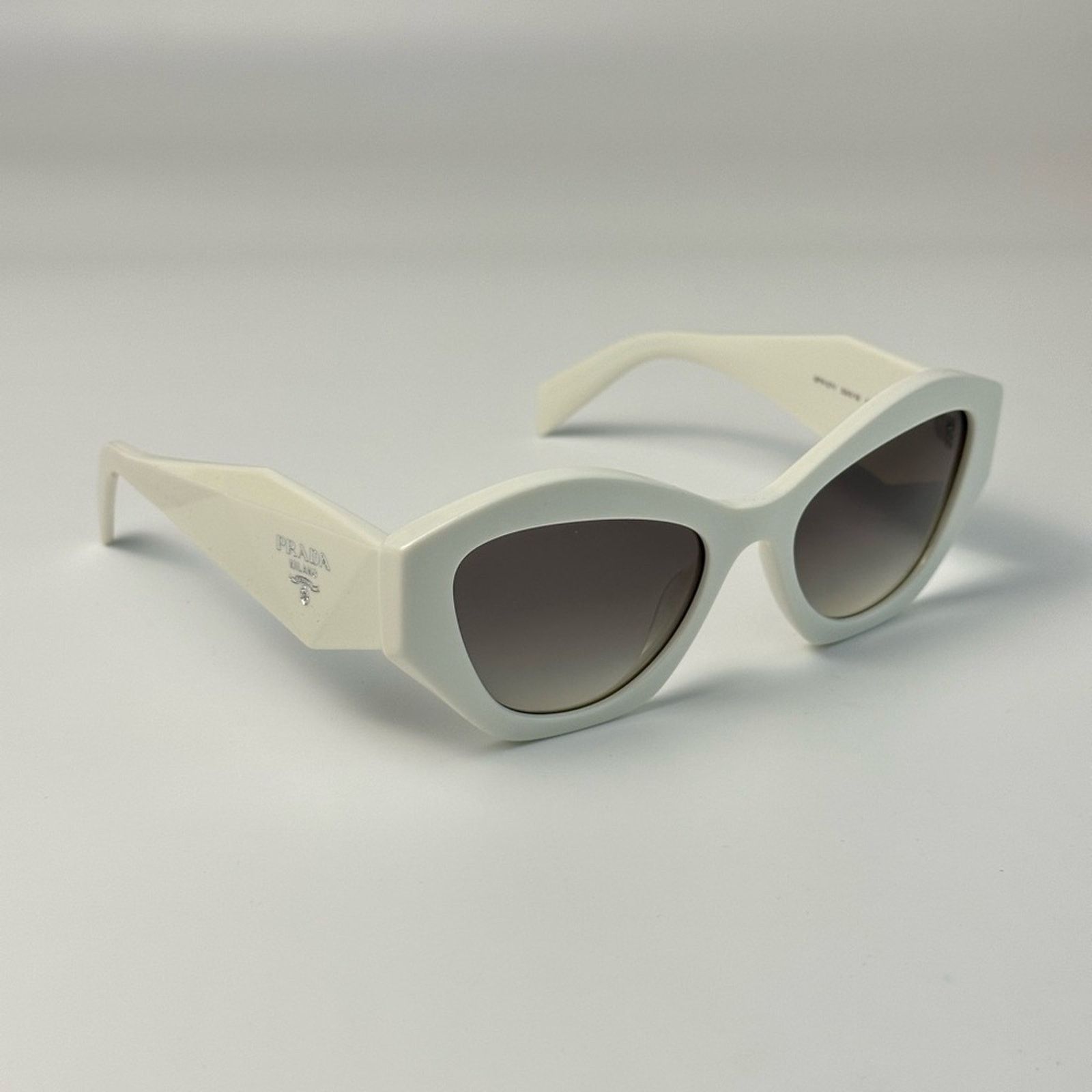 Prada NEW PRADA Sunglasses PR07YS 142130 White Grey Gradient Women Size ONE SIZE - 3 Thumbnail